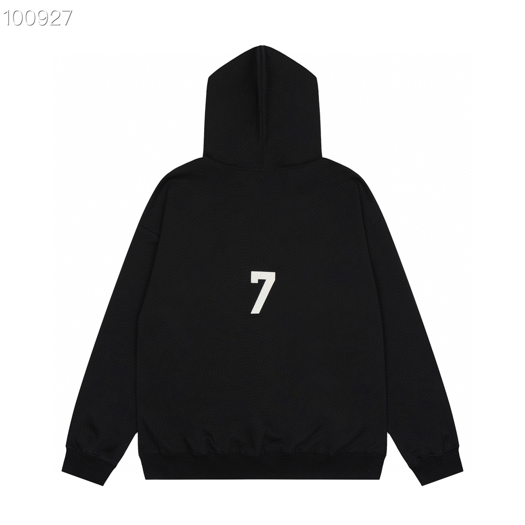 CY 8060#FEAR OF GOD SEVENTH SEASON VELVET, BLACK, LIGHT S-XL - 图片 4