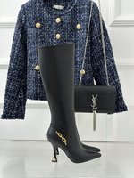 Louis Vuitton High
 Boots Calfskin Cowhide Sheepskin Fall/Winter Collection Chains
