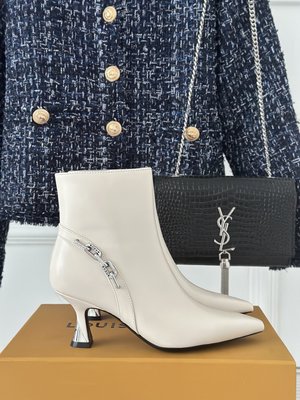 Louis Vuitton Best Boots Calfskin Cowhide Sheepskin Fall/Winter Collection Chains