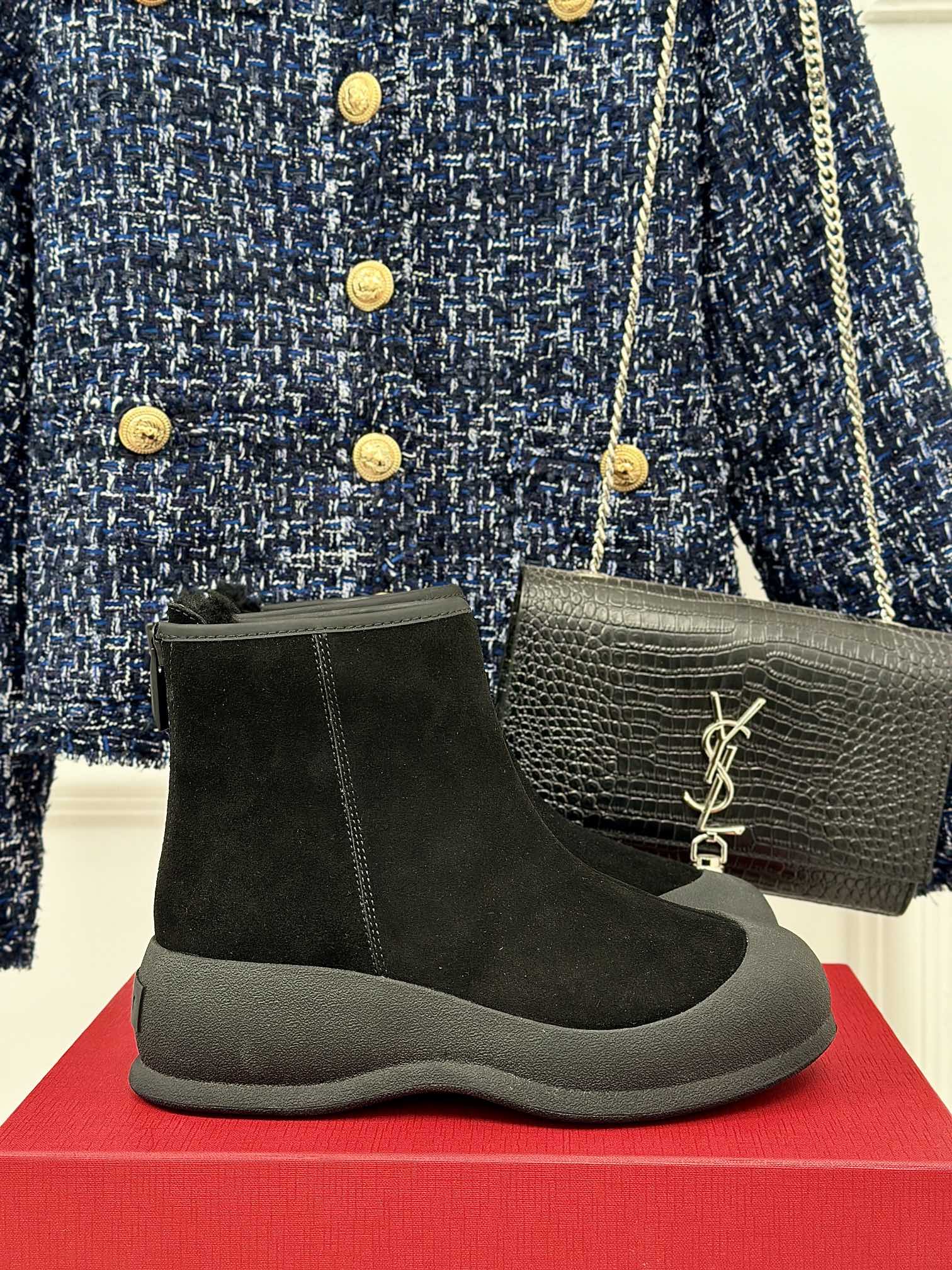 Fashionable Winter Footwear: Bally Curling Ice Canteen Capsules and Australian Wool Boots