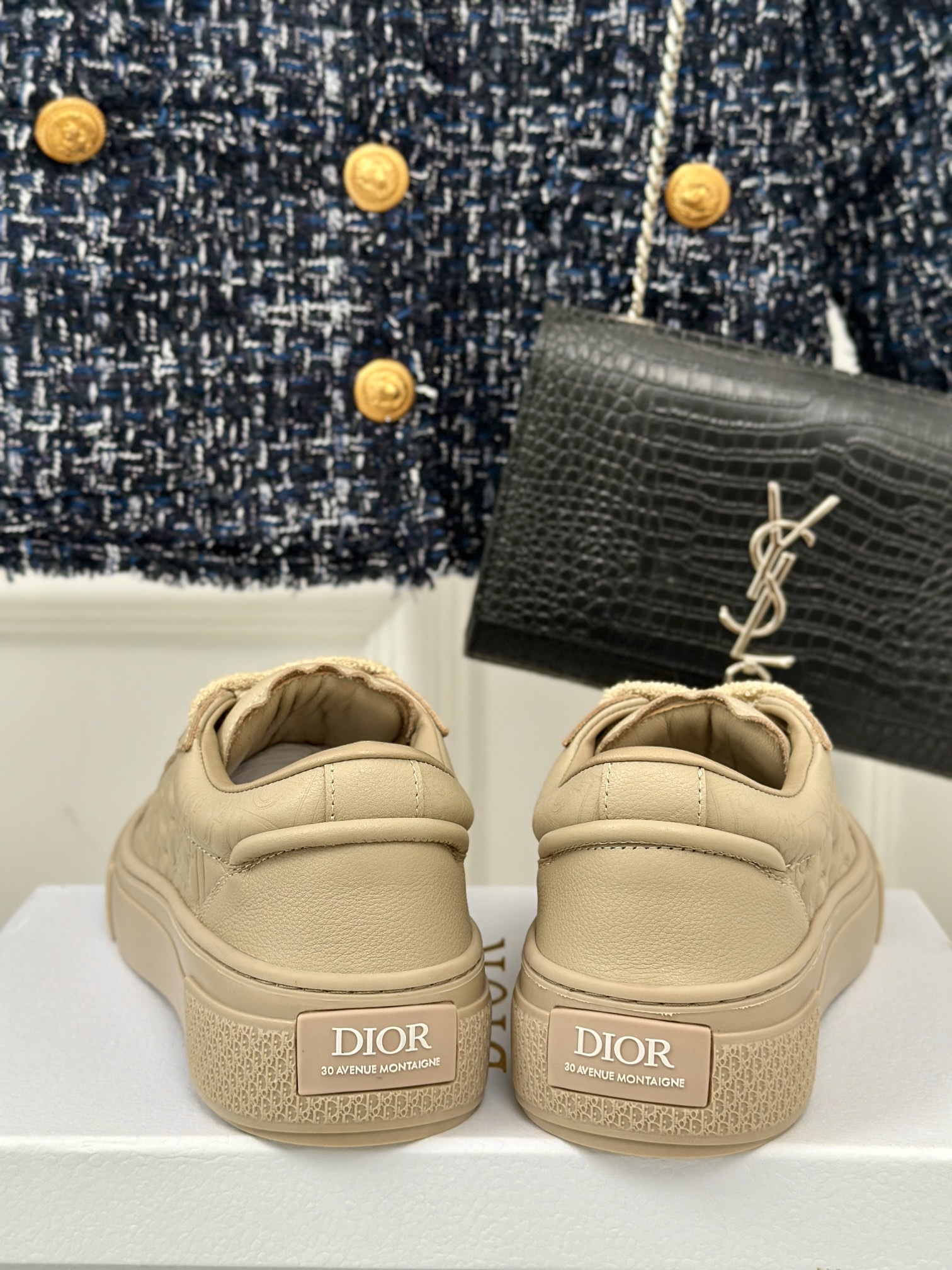 Dior/迪奥CD经典厚底休闲鞋运动鞋小个子女生最爱的厚底鞋也安排上了拉腿效果堪比腿部整形巨显腿细腿长各