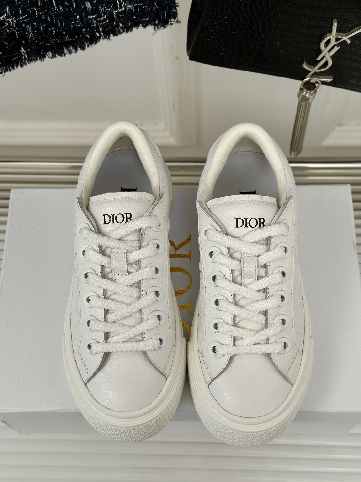 Dior/迪奥CD经典厚底休闲鞋运动鞋小个子女生最爱的厚底鞋也安排上了拉腿效果堪比腿部整形巨显腿细腿长各