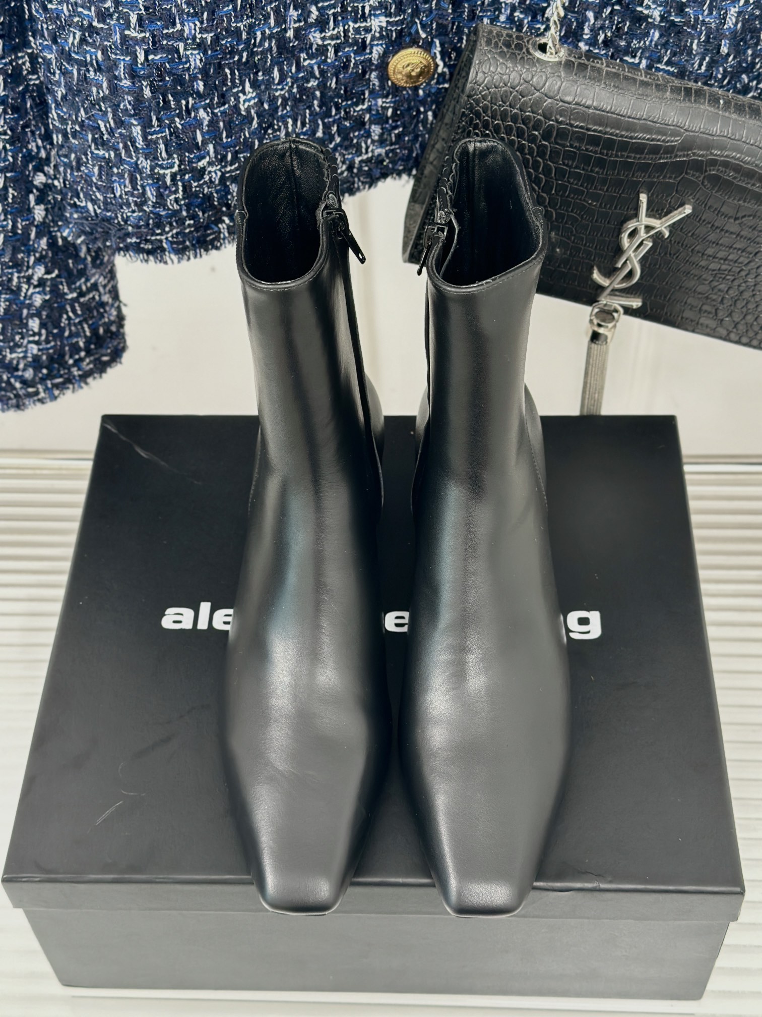 AlexanderWang/亚力山大.王24S秋冬新品短靴系列ins风新款推出这款继续延续了大王的经典简