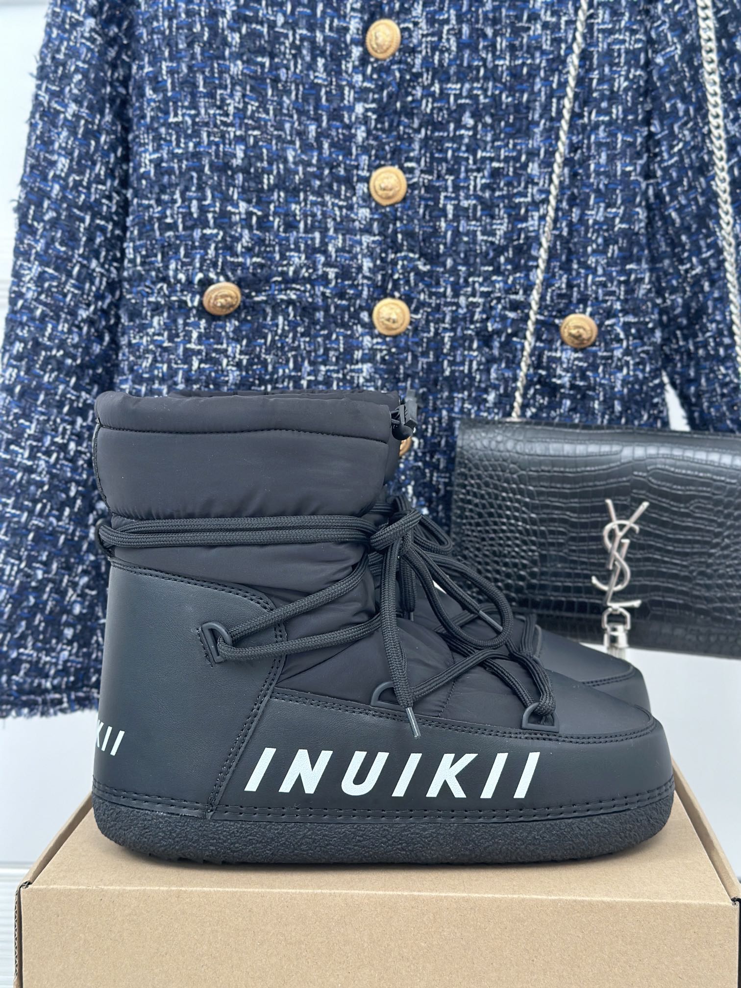 INUIKII经典秋冬秀款羽绒靴滑雪鞋雪地靴冬天的小炉都抵不上一双雪地靴的温暖轻盈的脚感保暖舒适每年秋冬
