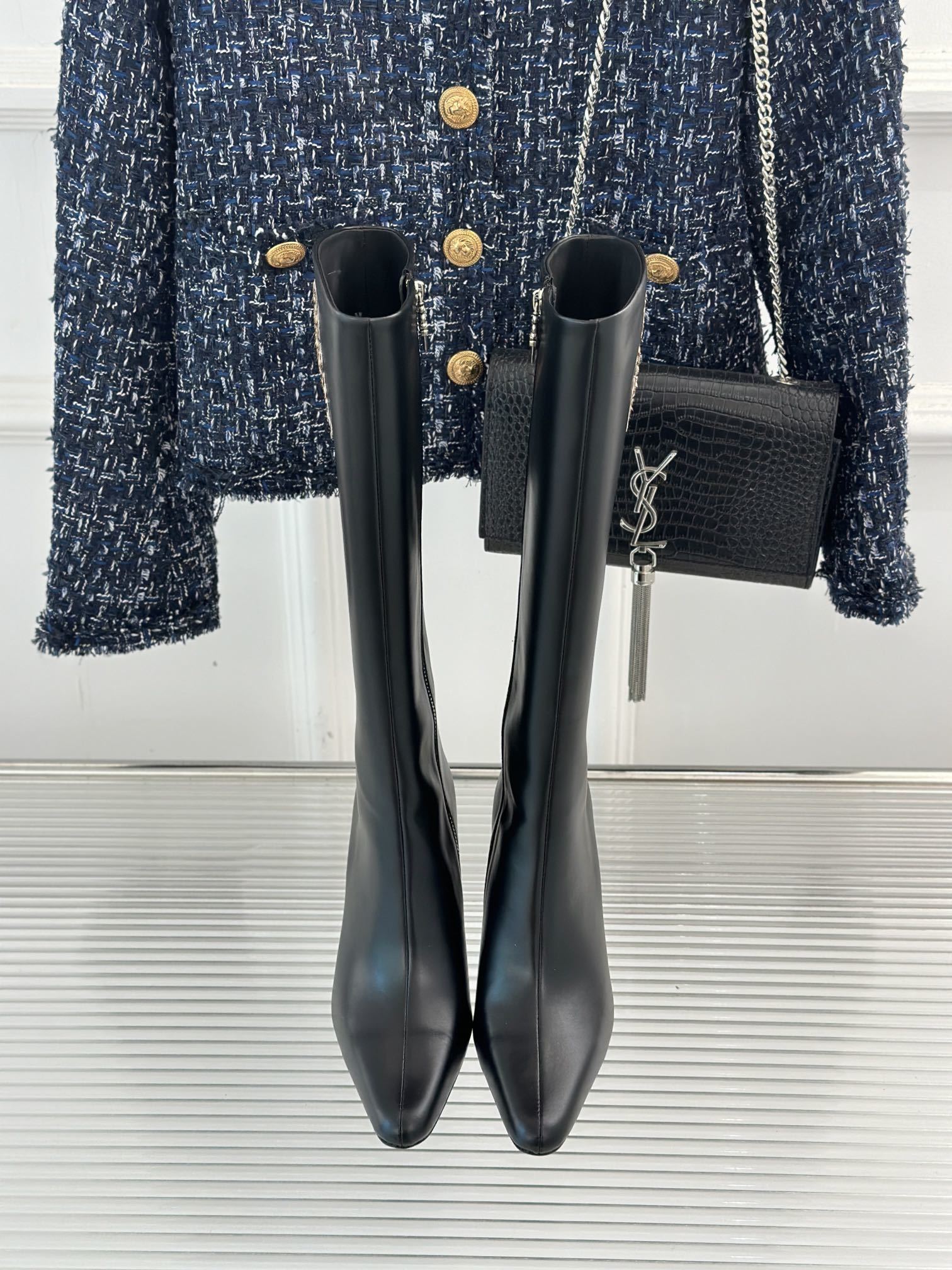 ChromeHearts/克罗心经典复古十字架系列高跟长靴今年秋冬战靴一定要入啊!!!捕捉性感且不失高级