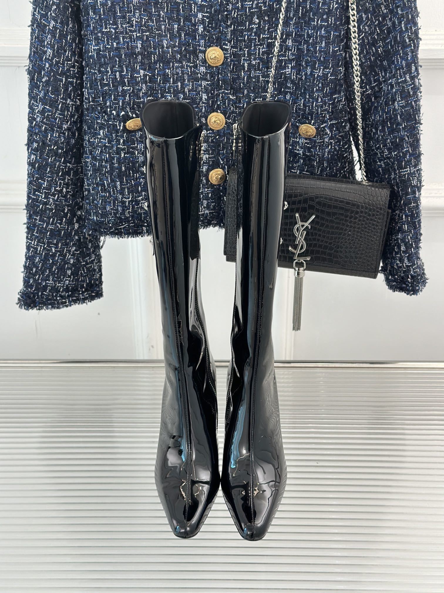ChromeHearts/克罗心经典复古五角星系列高跟长靴今年秋冬战靴一定要入啊!!!捕捉性感且不失高级