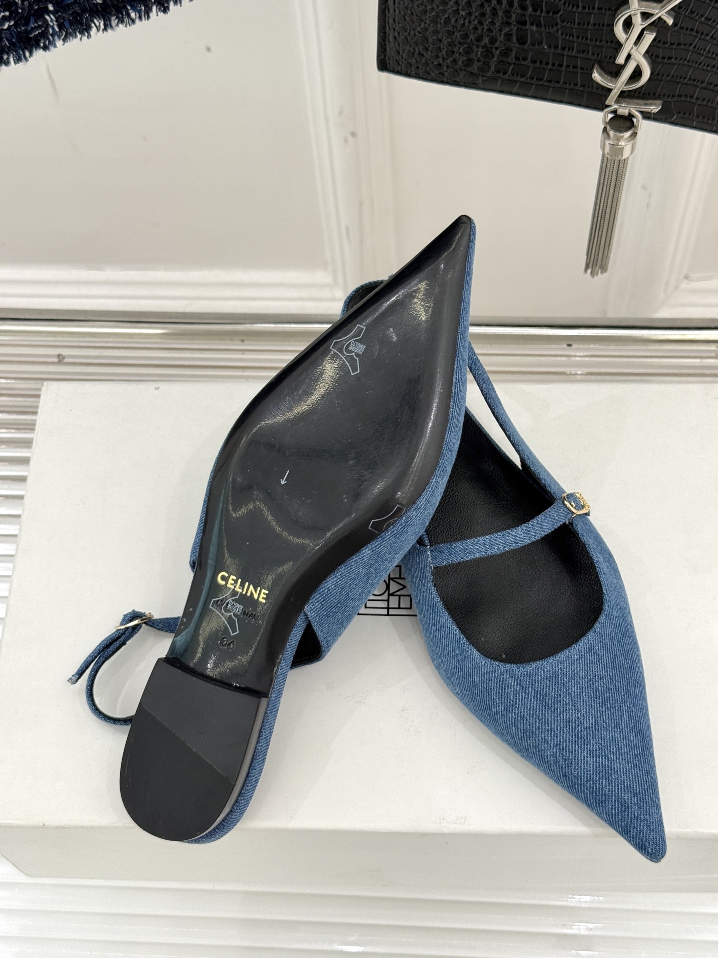 Italian Leather Sandals: Classic Celin Series Reborn with Customized Fabric. - 图片 9