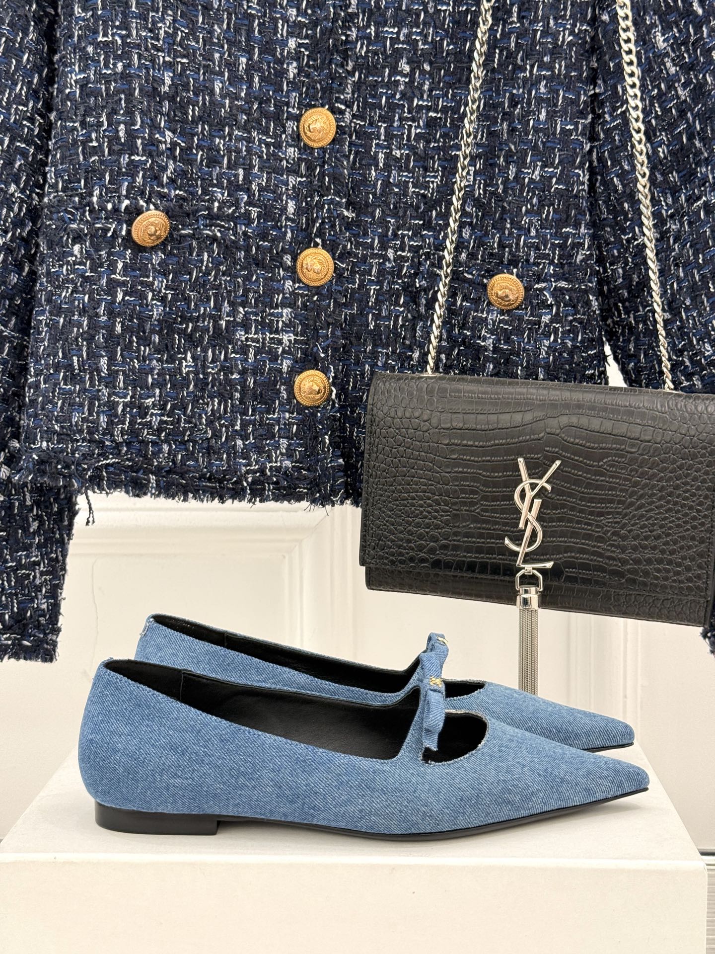 Celin* Classic Sandals: Reborn Series with Customized Leather and Sheepskin Insets - 图片 1