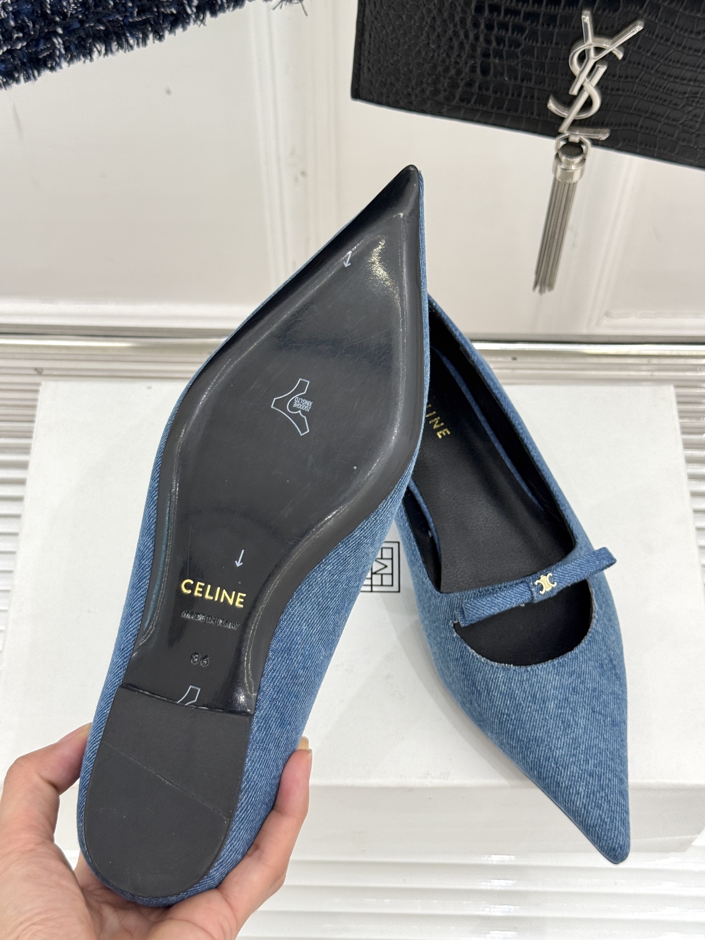 Celin* Classic Sandals: Reborn Series with Customized Leather and Sheepskin Insets - 图片 9