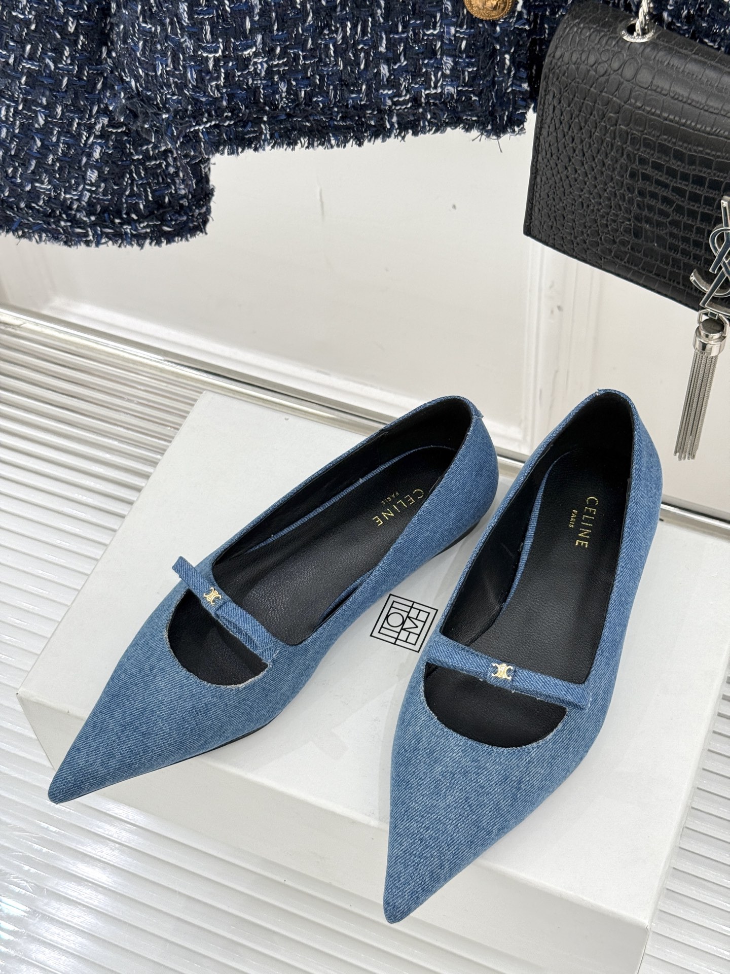 Celin* Classic Sandals: Reborn Series with Customized Leather and Sheepskin Insets - 图片 2