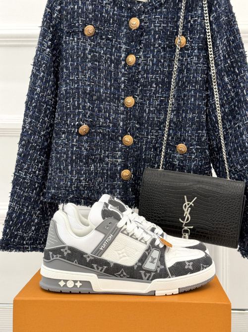 Louis Vuitton Trainer Sneakers: Stylish, Comfortable & Durable Couple Shoes 1 Louis Vuitton Trainer Sneakers: Stylish, Comfortable & Durable Couple Shoes