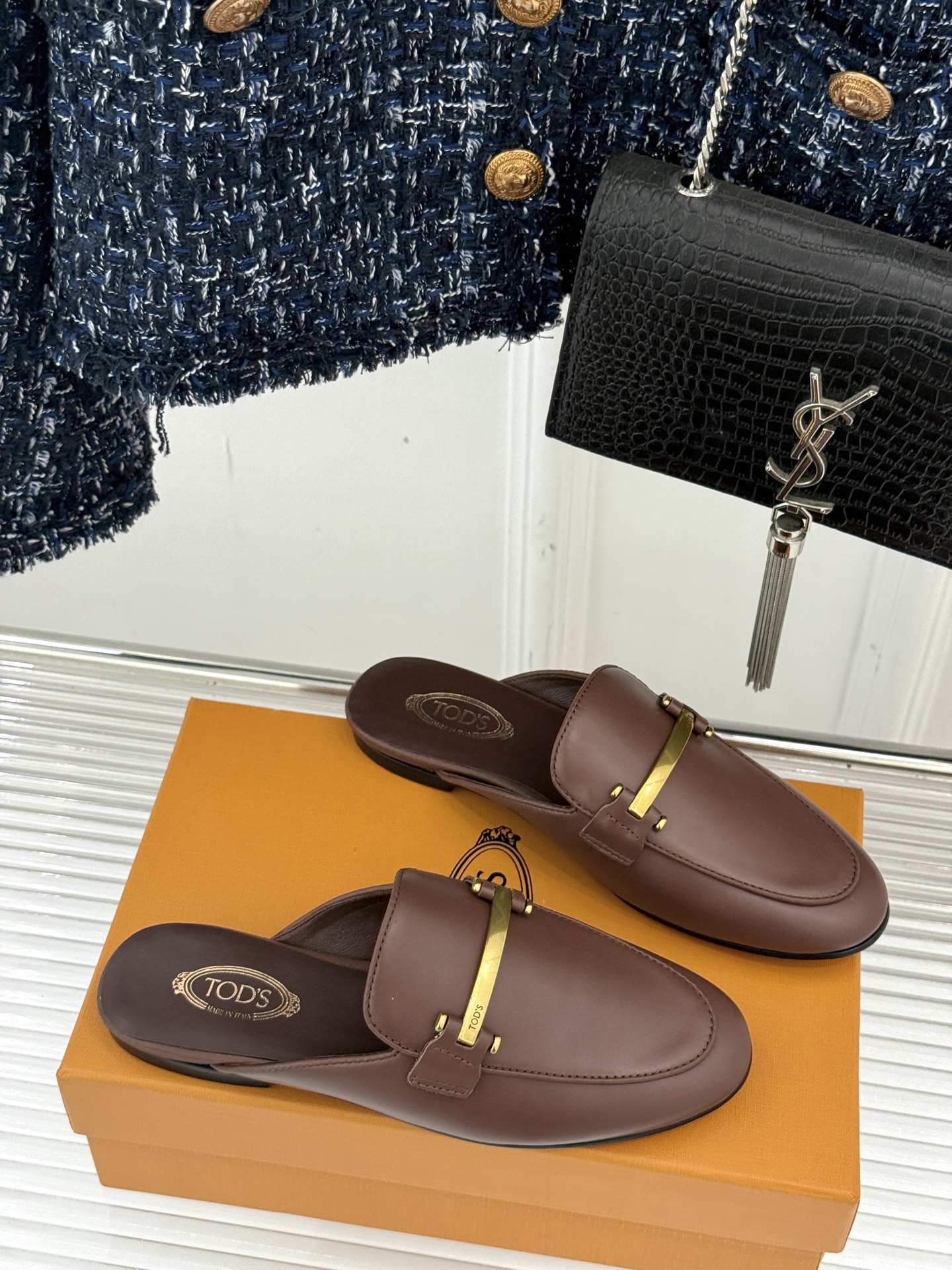 Italian Retro-Loaf Shoes: Calf and Lambskin, $675, Code 35-39 (Custom 40) - 图片 3