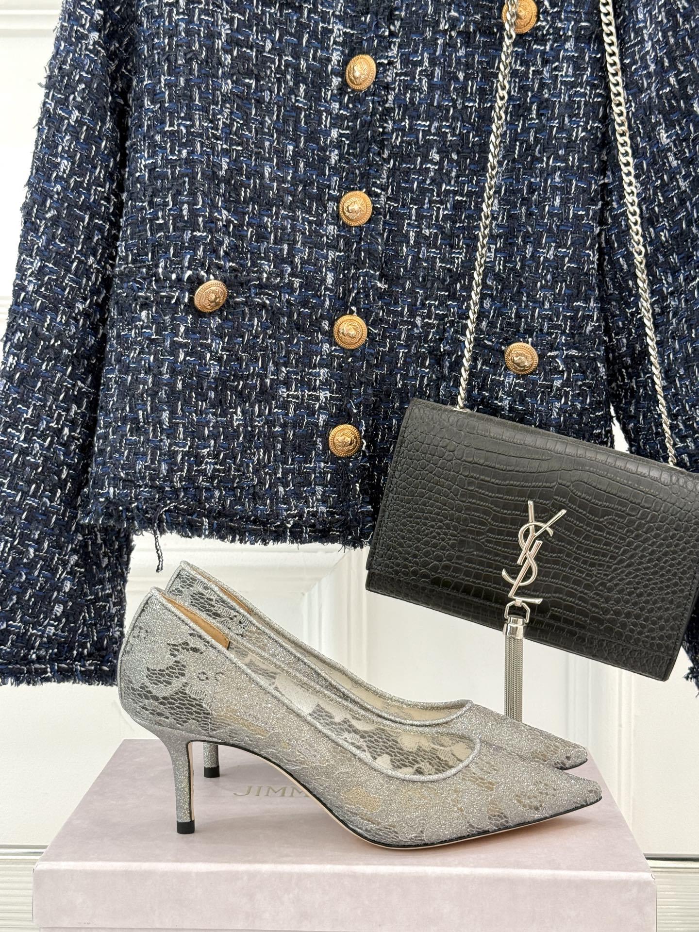 Jimmy Choo|吉米周经典春夏爆款蕾丝高跟鞋
________________________