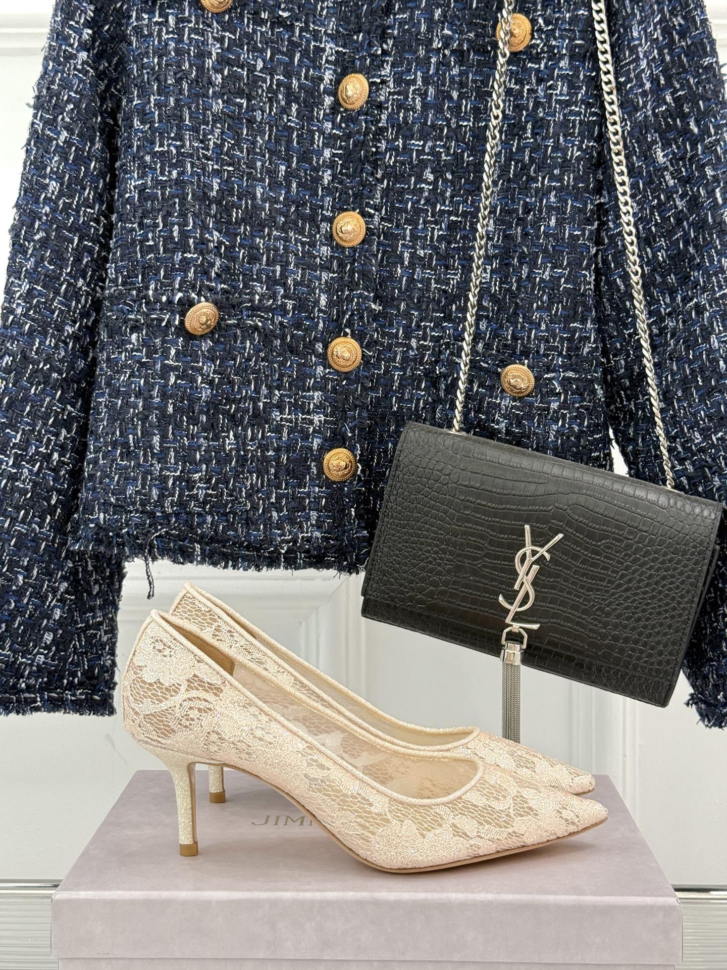 Jimmy Choo|吉米周经典春夏爆款蕾丝高跟鞋
________________________