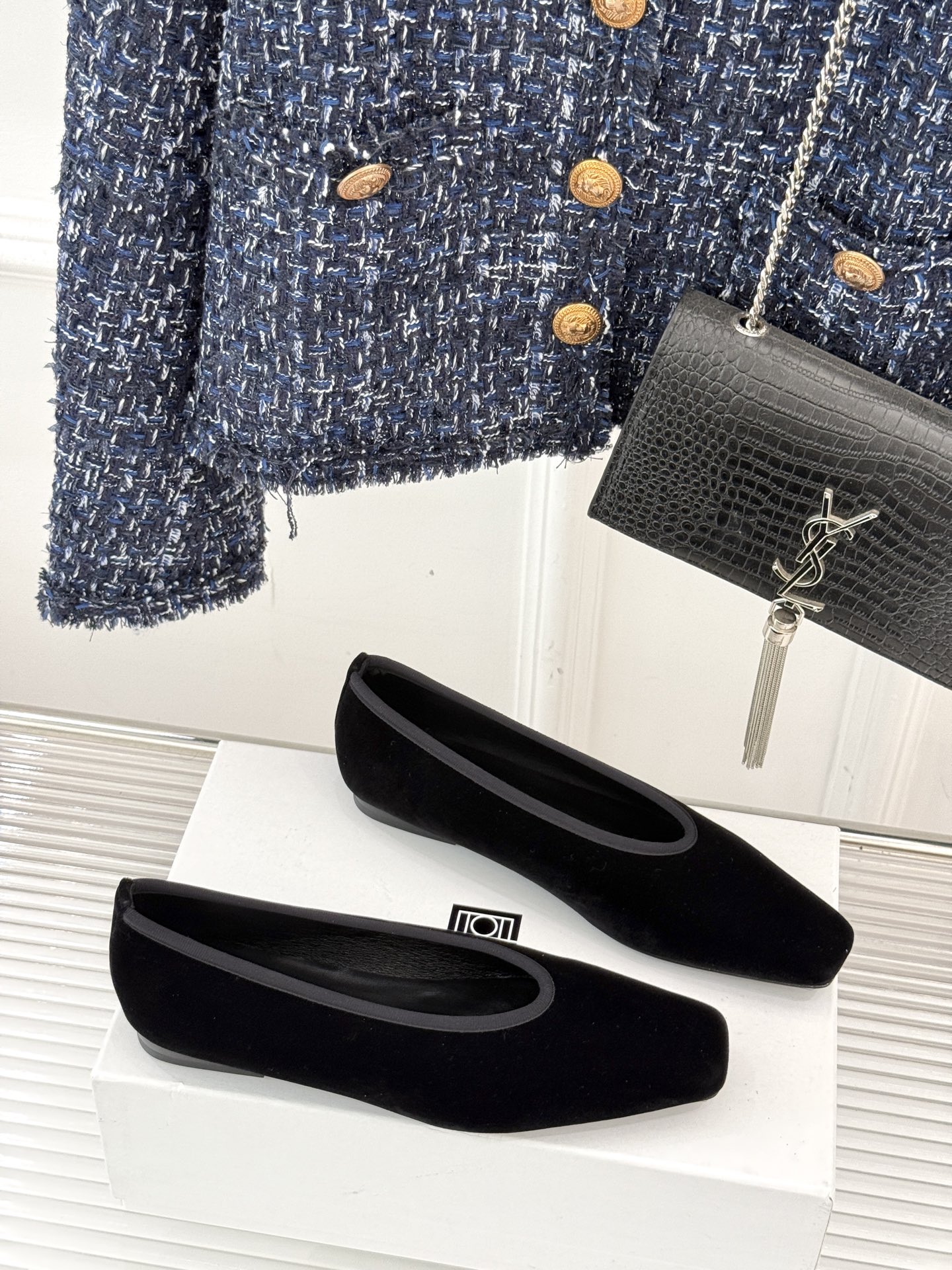 Stylish Toteme 25ss Spring Shoes: Retro Sole, Premium Materials, Customizable Sizes - 图片 3