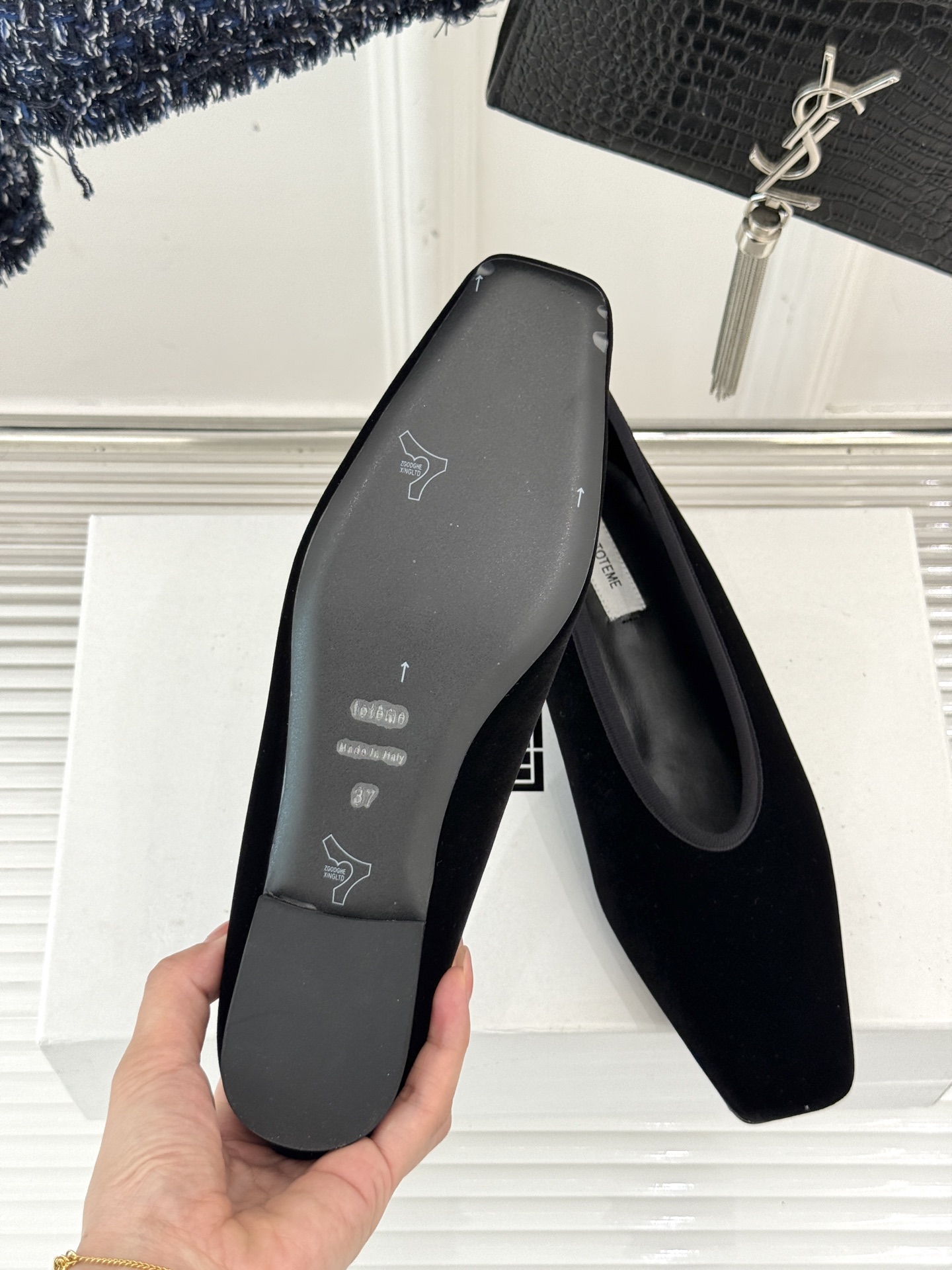 Stylish Toteme 25ss Spring Shoes: Retro Sole, Premium Materials, Customizable Sizes - 图片 9