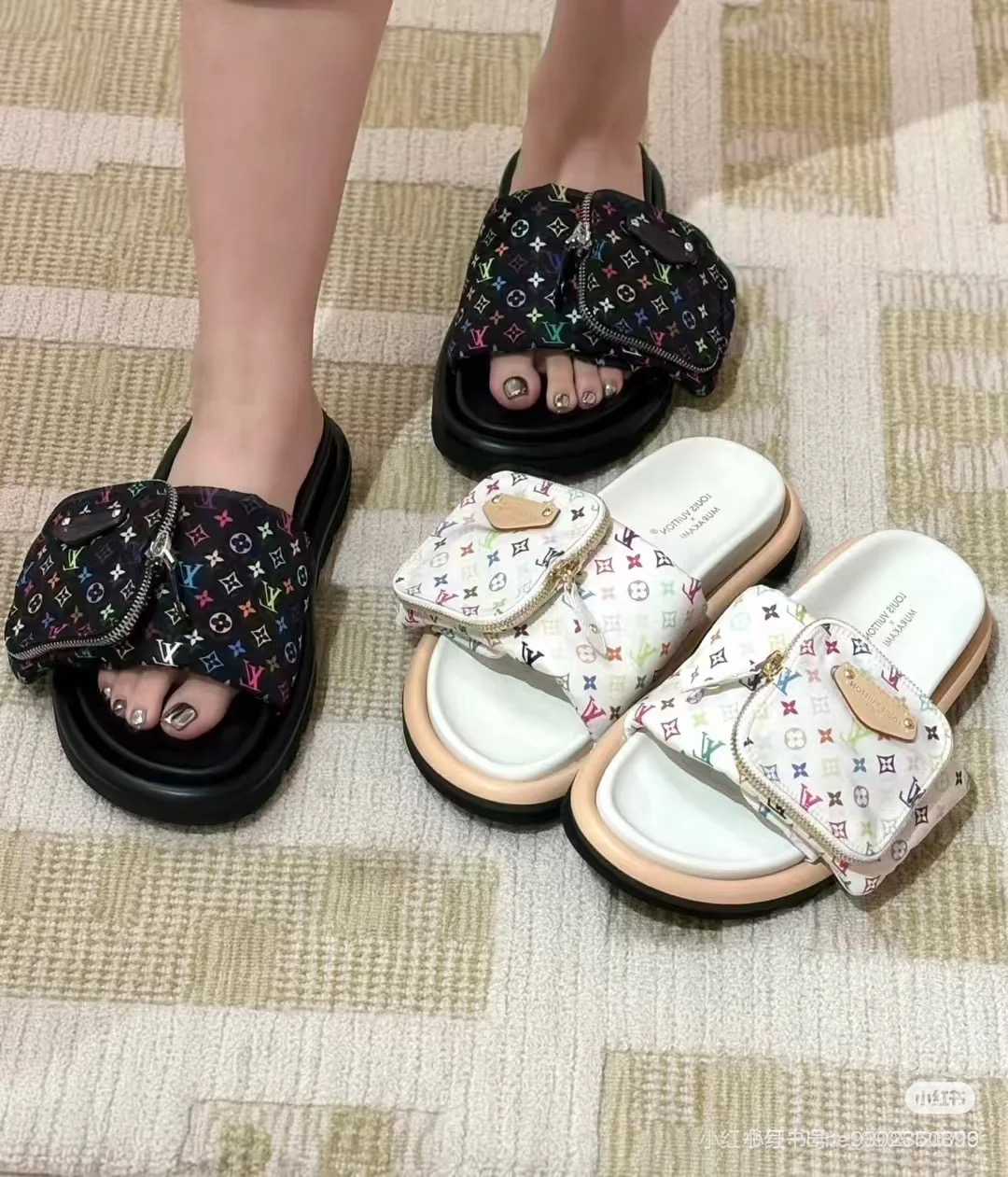 NO:403272,Slippers, slippers19860909上脚示范图,拖鞋,slippers,Women's Shoes
