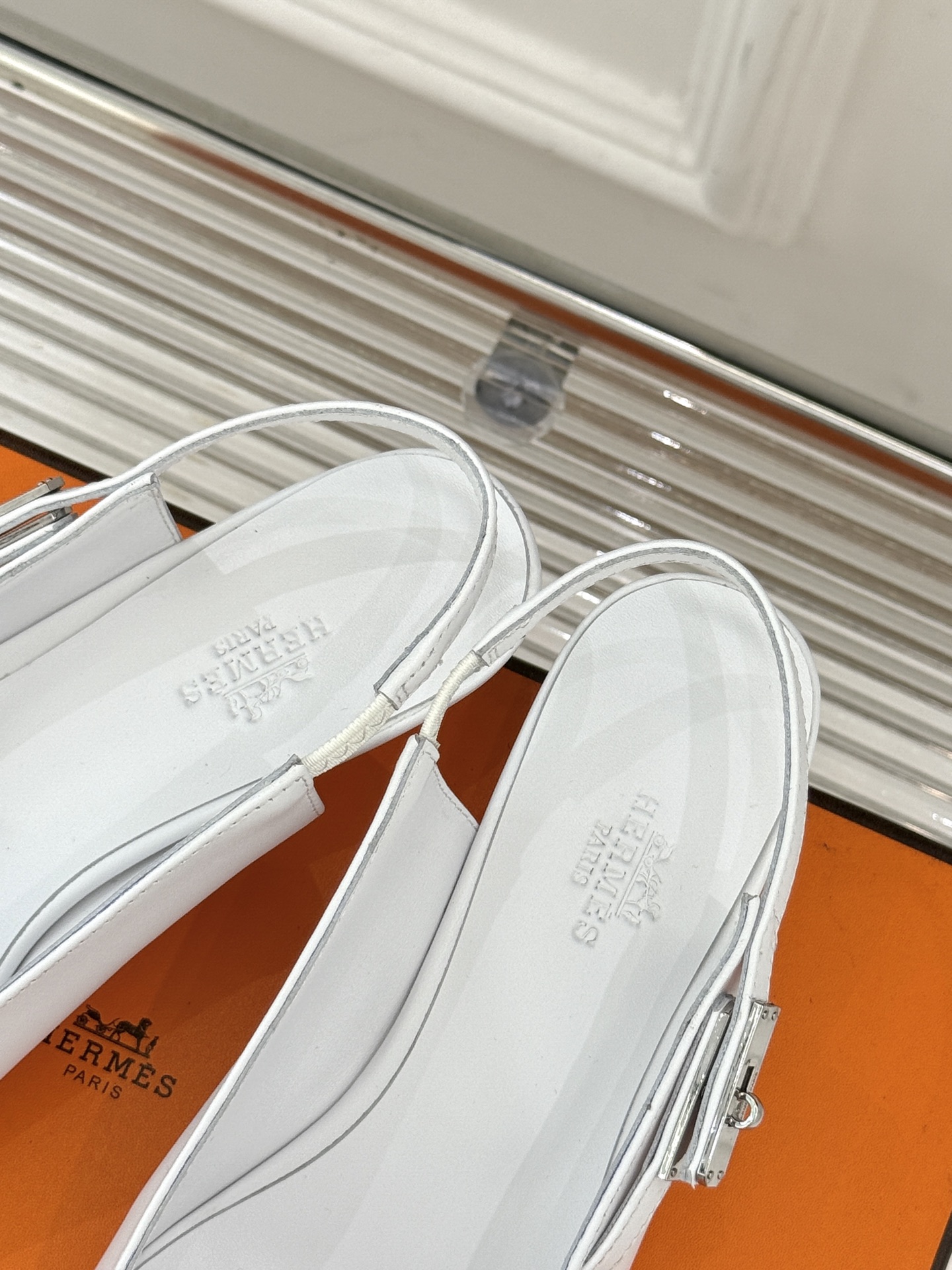 Hermès Kelly Buckle Kitten Heel Sandals: French Chic & Luxurious Style 9 i1750694294919 7991 0 7