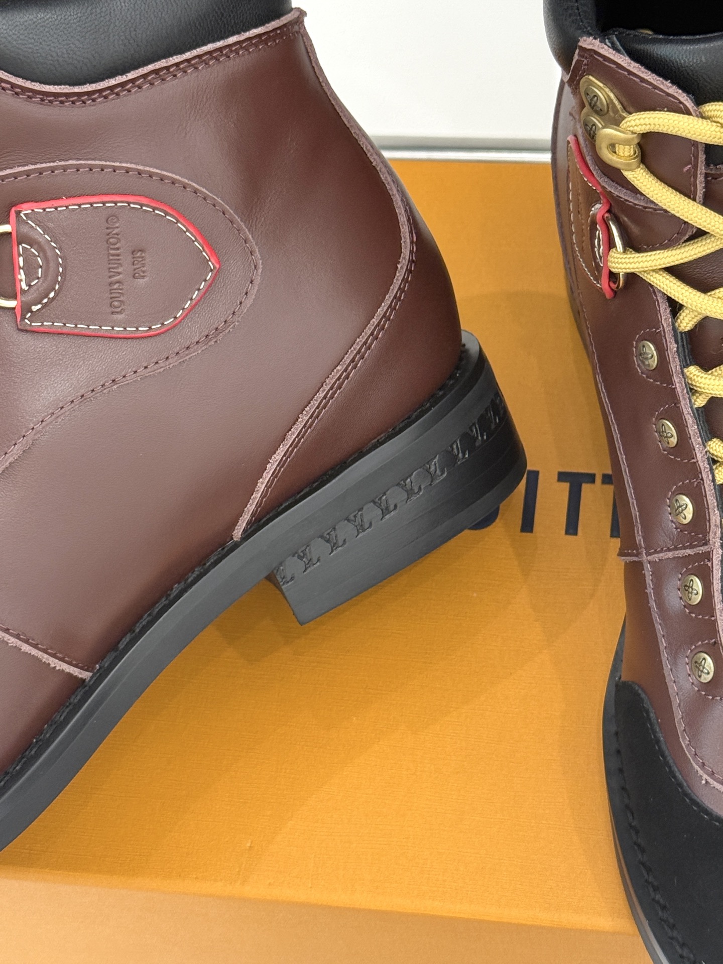 Louis Vuitton Women's Fall High-Top Ankle Boots - Brown and Black, Size 39-44 7 i1756829974112 3986 0 5