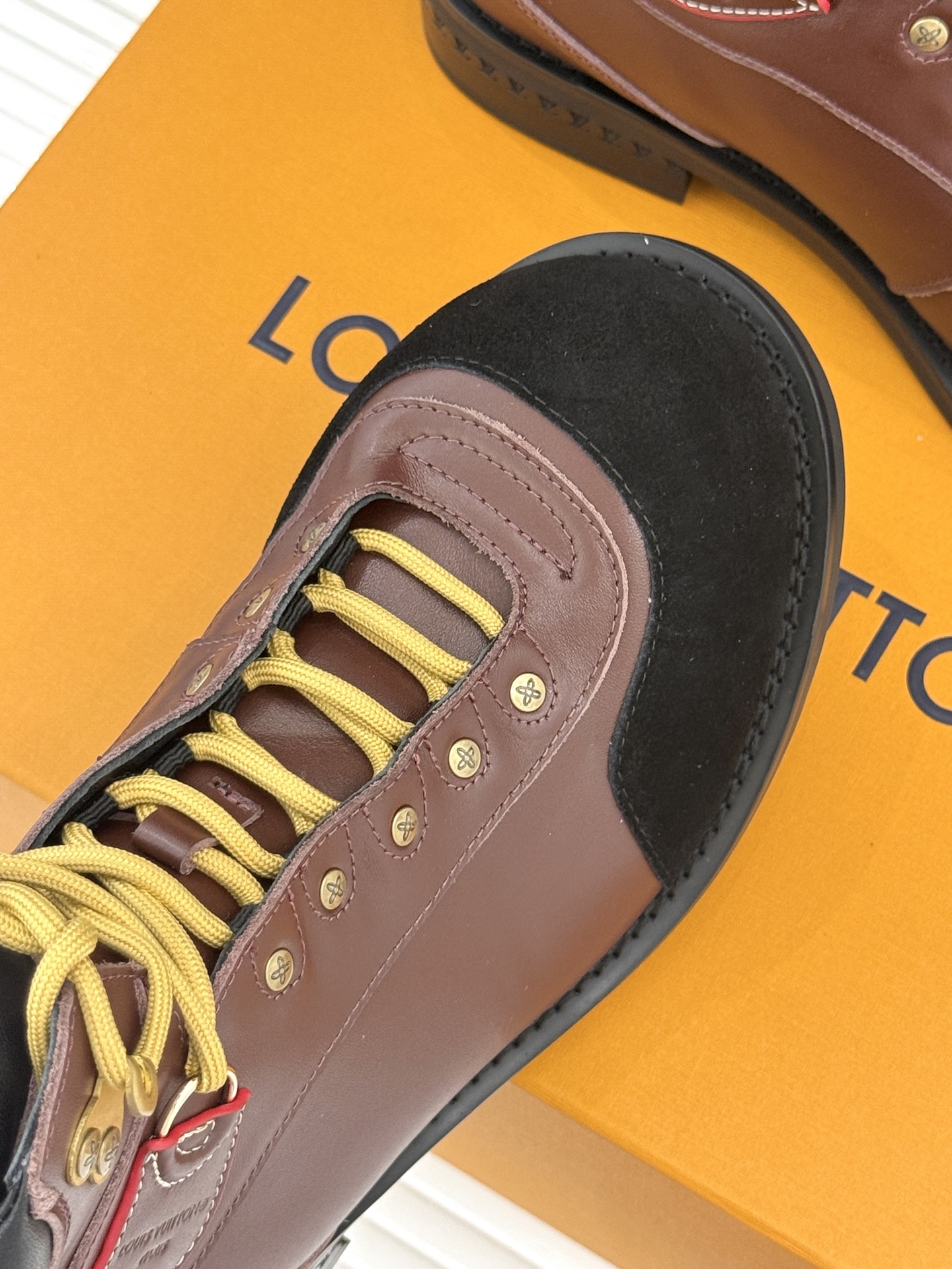Louis Vuitton Women's Fall High-Top Ankle Boots - Brown and Black, Size 39-44 8 i1756829975448 4700 0 6