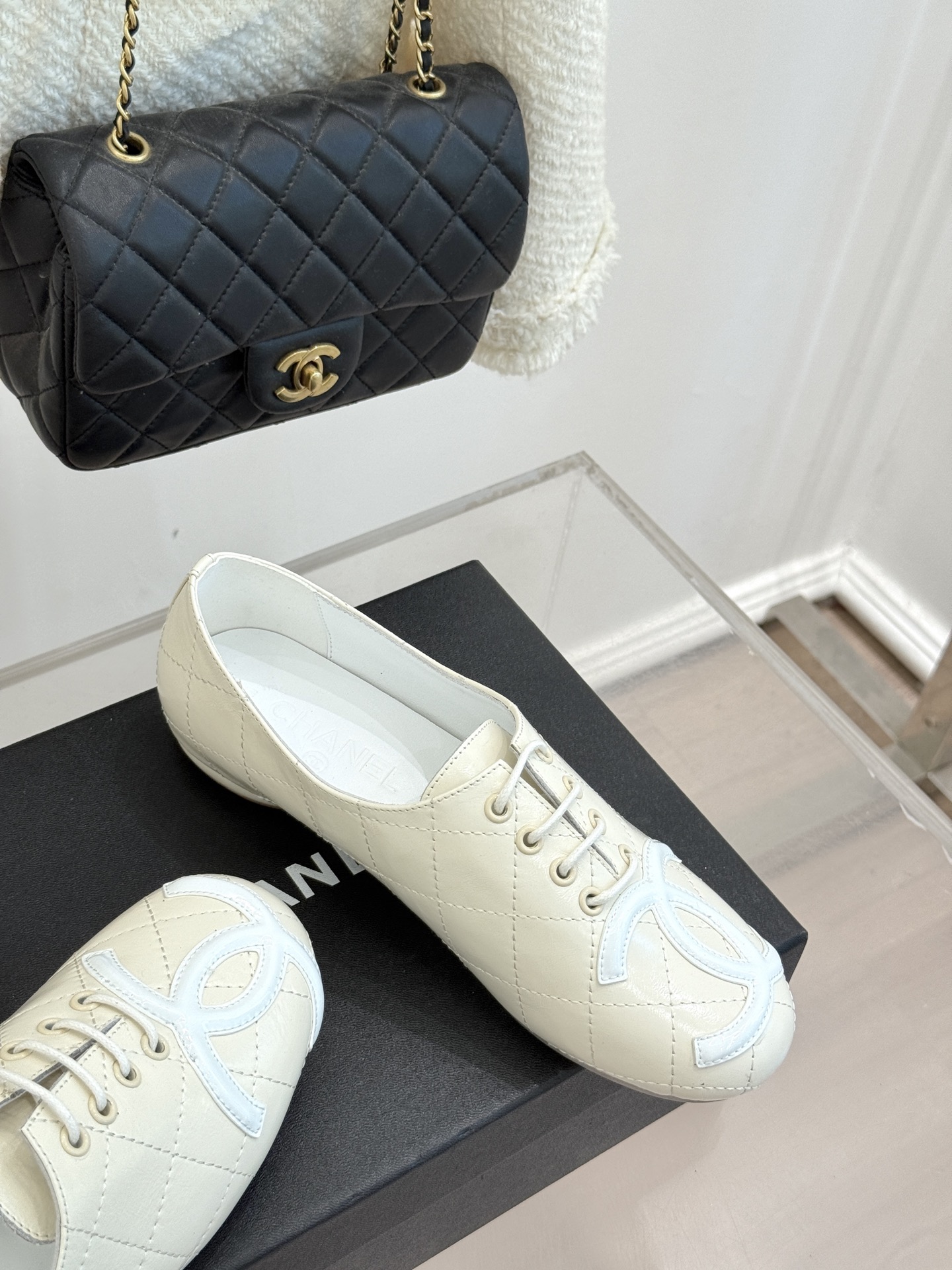 CHANE*｜小香经典双C中古芭蕾舞鞋小皮鞋标志性的大双C logo夺目而精致诉说着品牌百年的传奇历史与