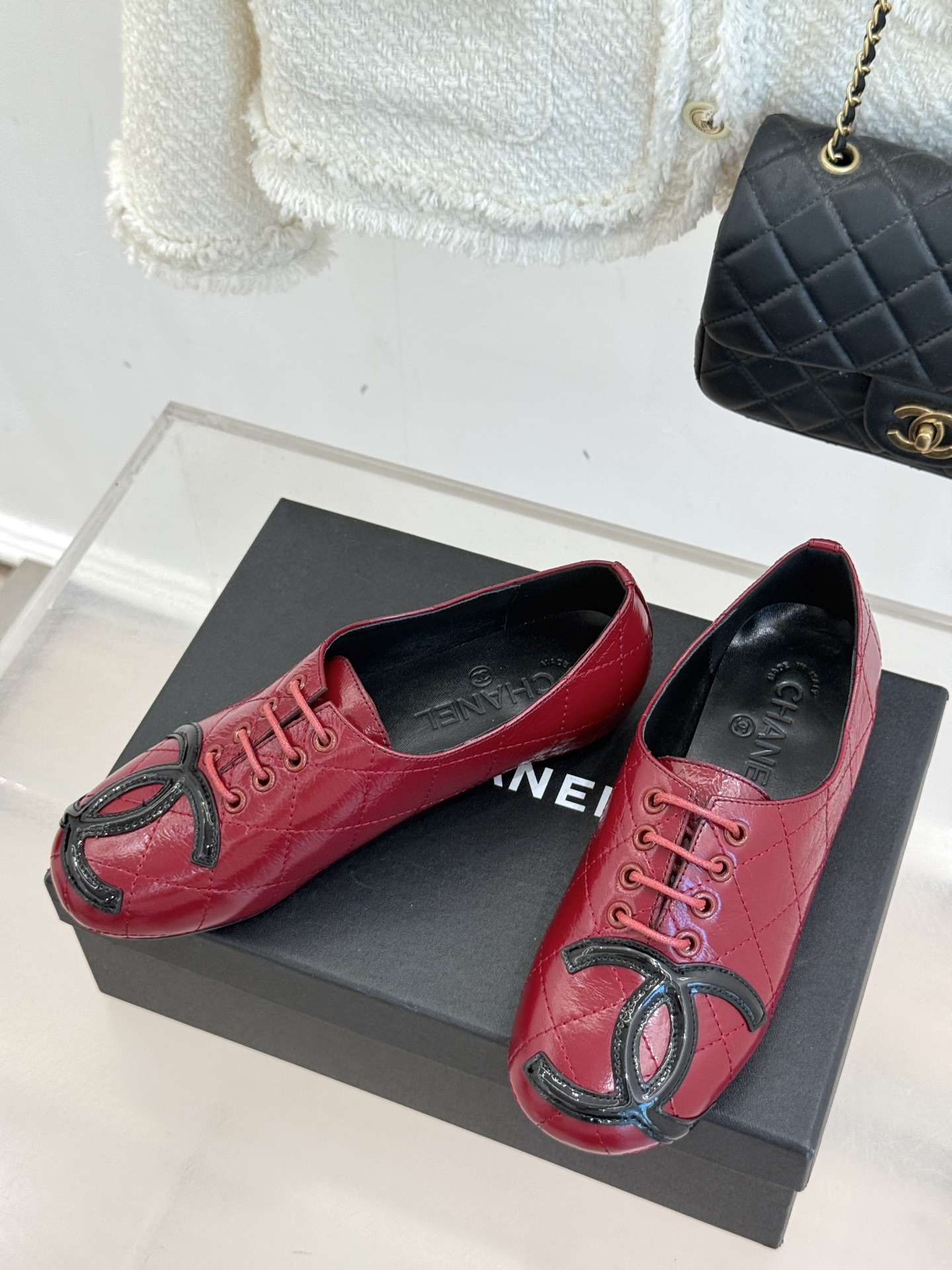 CHANE*｜小香经典双C中古芭蕾舞鞋小皮鞋标志性的大双C logo夺目而精致诉说着品牌百年的传奇历史与