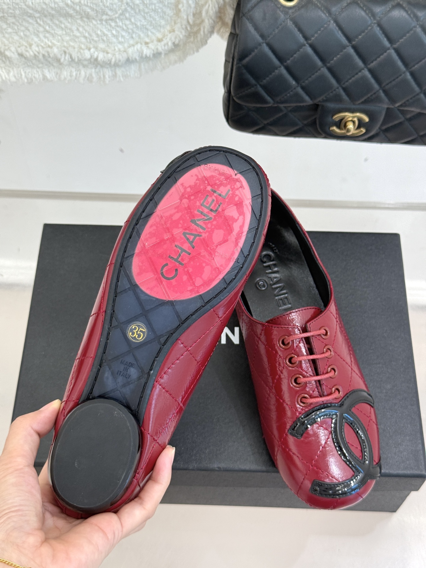 CHANE*｜小香经典双C中古芭蕾舞鞋小皮鞋标志性的大双C logo夺目而精致诉说着品牌百年的传奇历史与