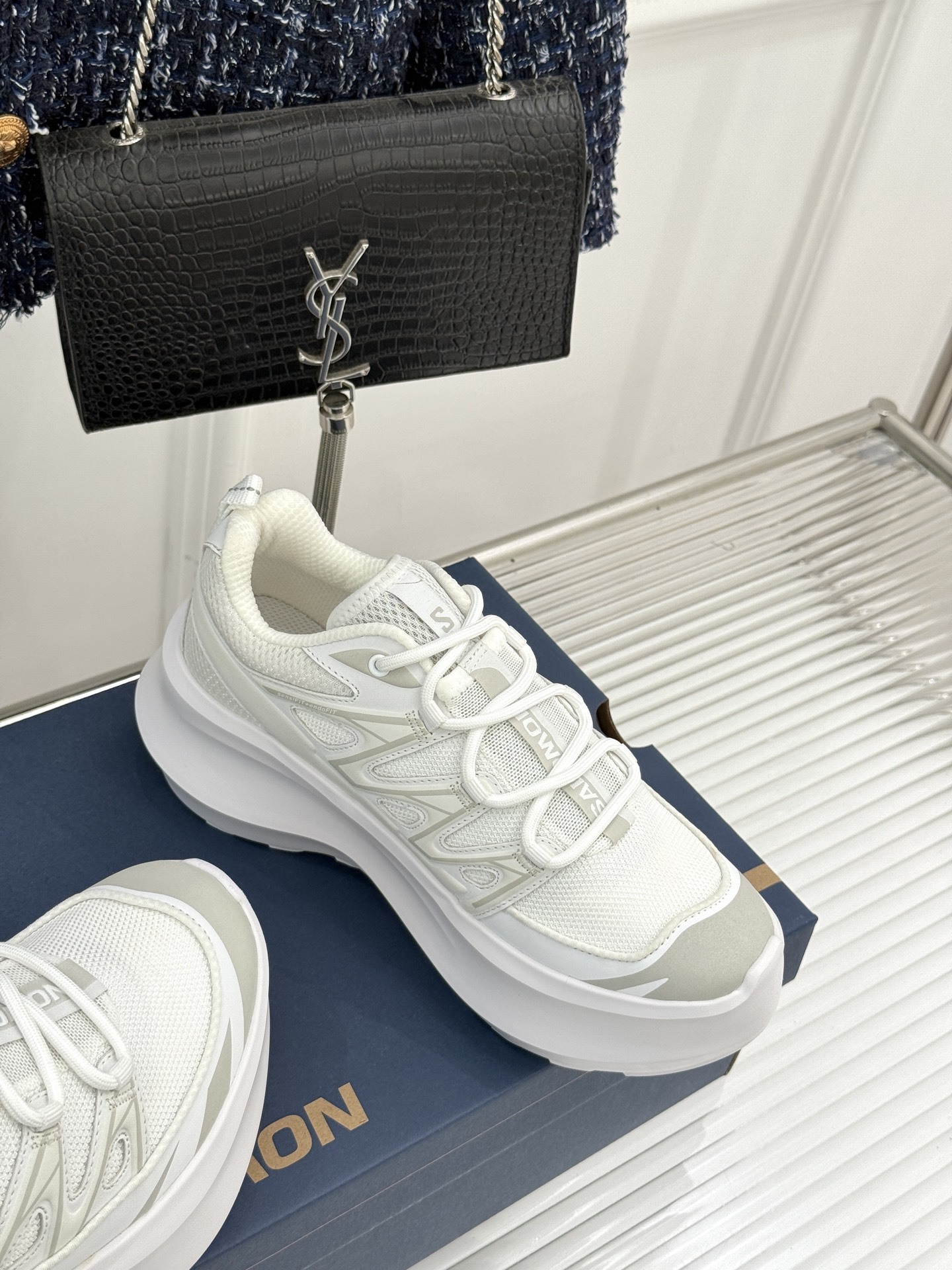 COMME des GARÇONS x SALOMON XT-6 萨洛蒙联名厚底运动鞋当先锋解构美学撞上