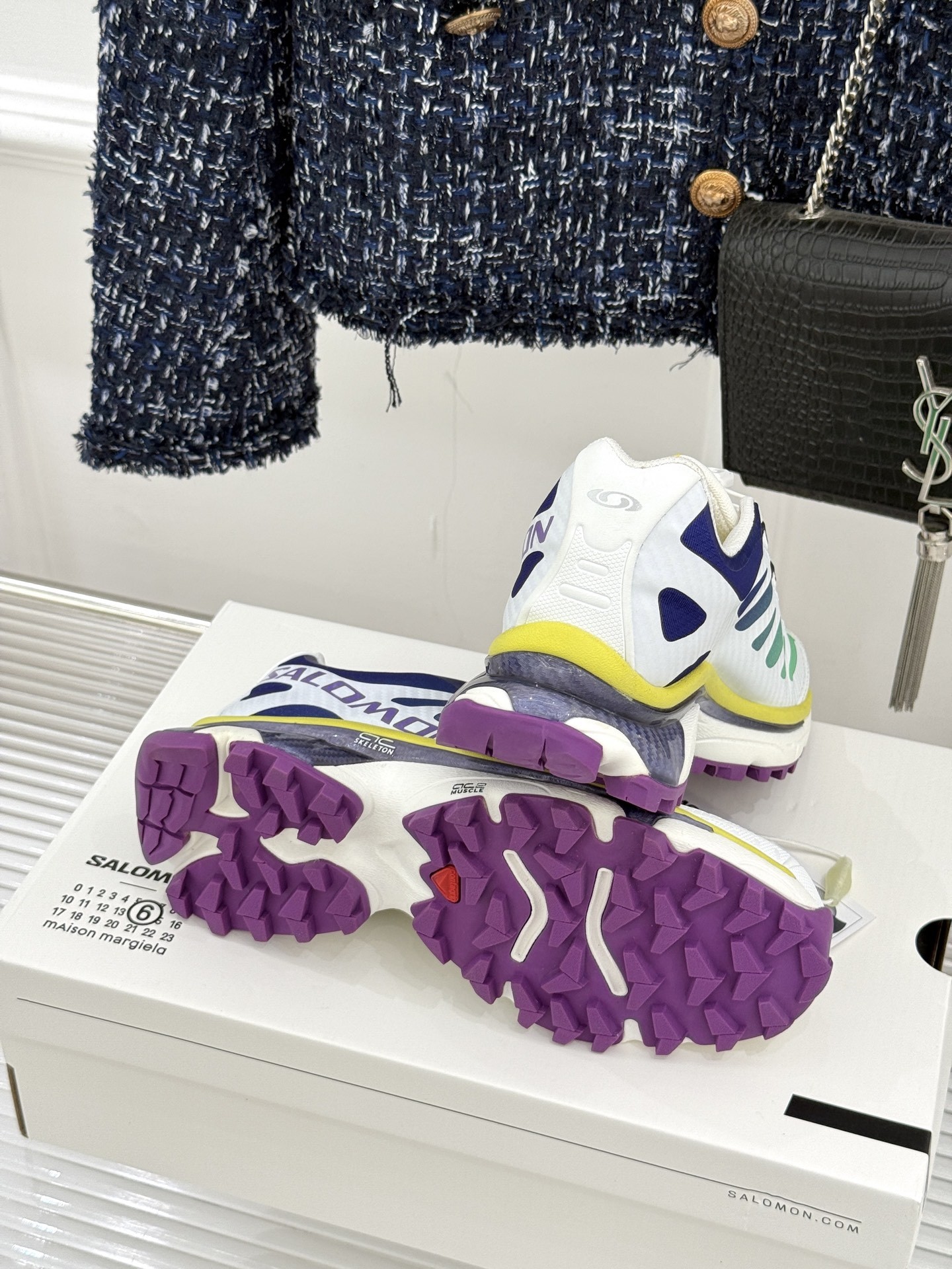 SALOMON x MM6 XT-4 mule情侣款机能休闲运动鞋自从入手它 我鞋柜里其他鞋都失宠了。这