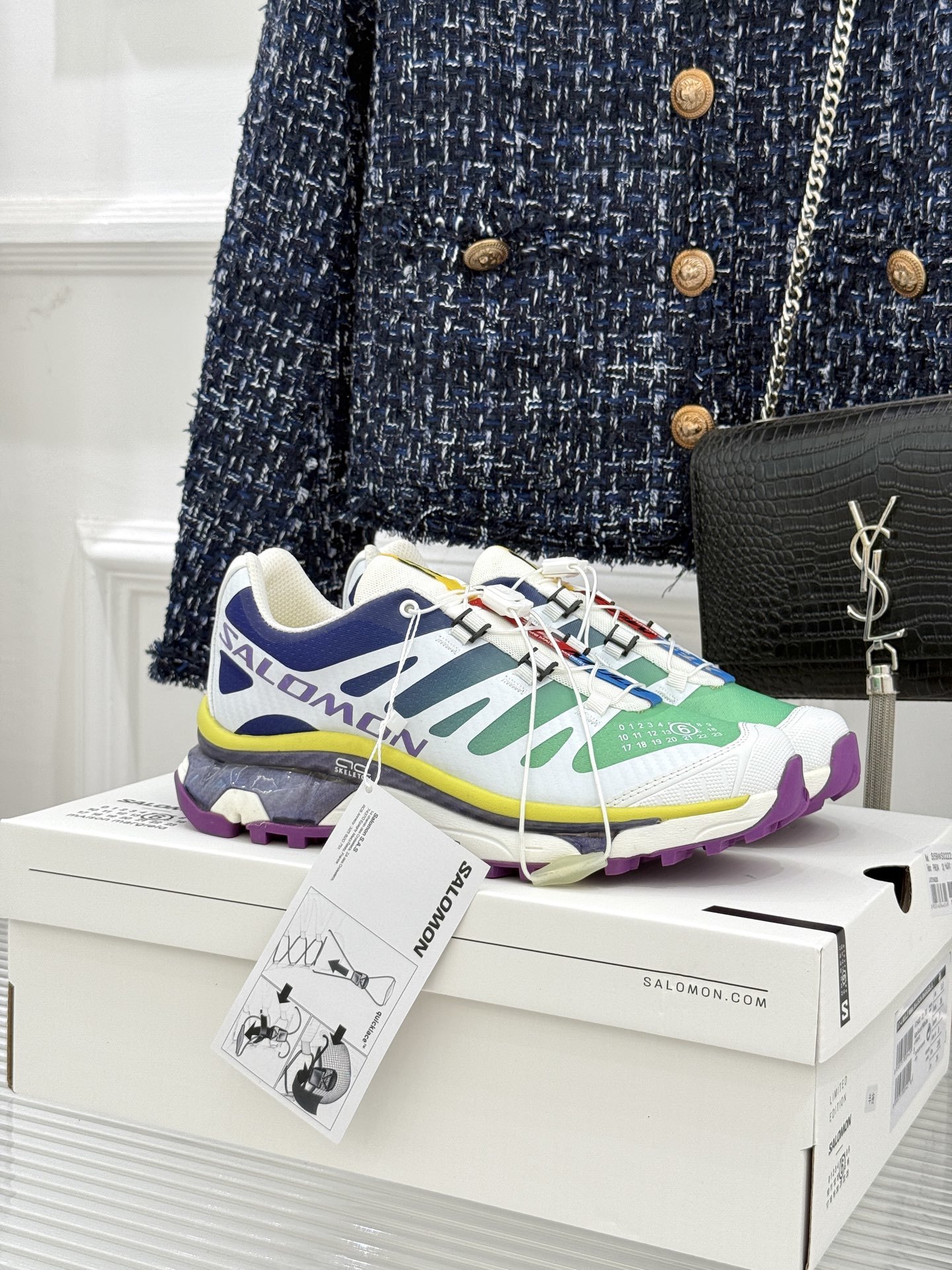 SALOMON x MM6 XT-4 mule情侣款机能休闲运动鞋自从入手它 我鞋柜里其他鞋都失宠了。这