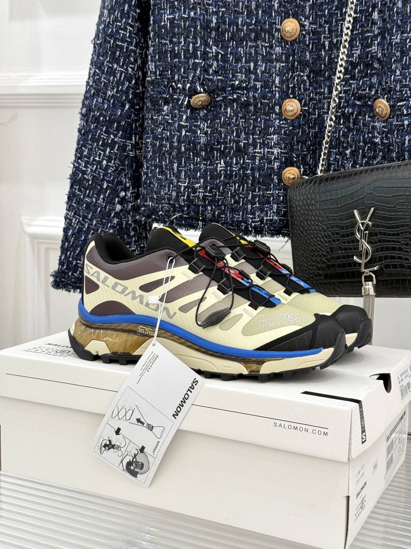 SALOMON x MM6 XT-4 mule情侣款机能休闲运动鞋自从入手它 我鞋柜里其他鞋都失宠了。这