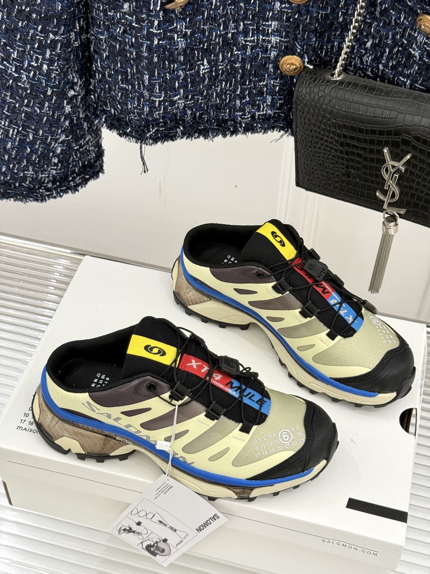 SALOMON x MM6 XT-4 mule情侣款机能休闲运动鞋自从入手它 我鞋柜里其他鞋都失宠了。这