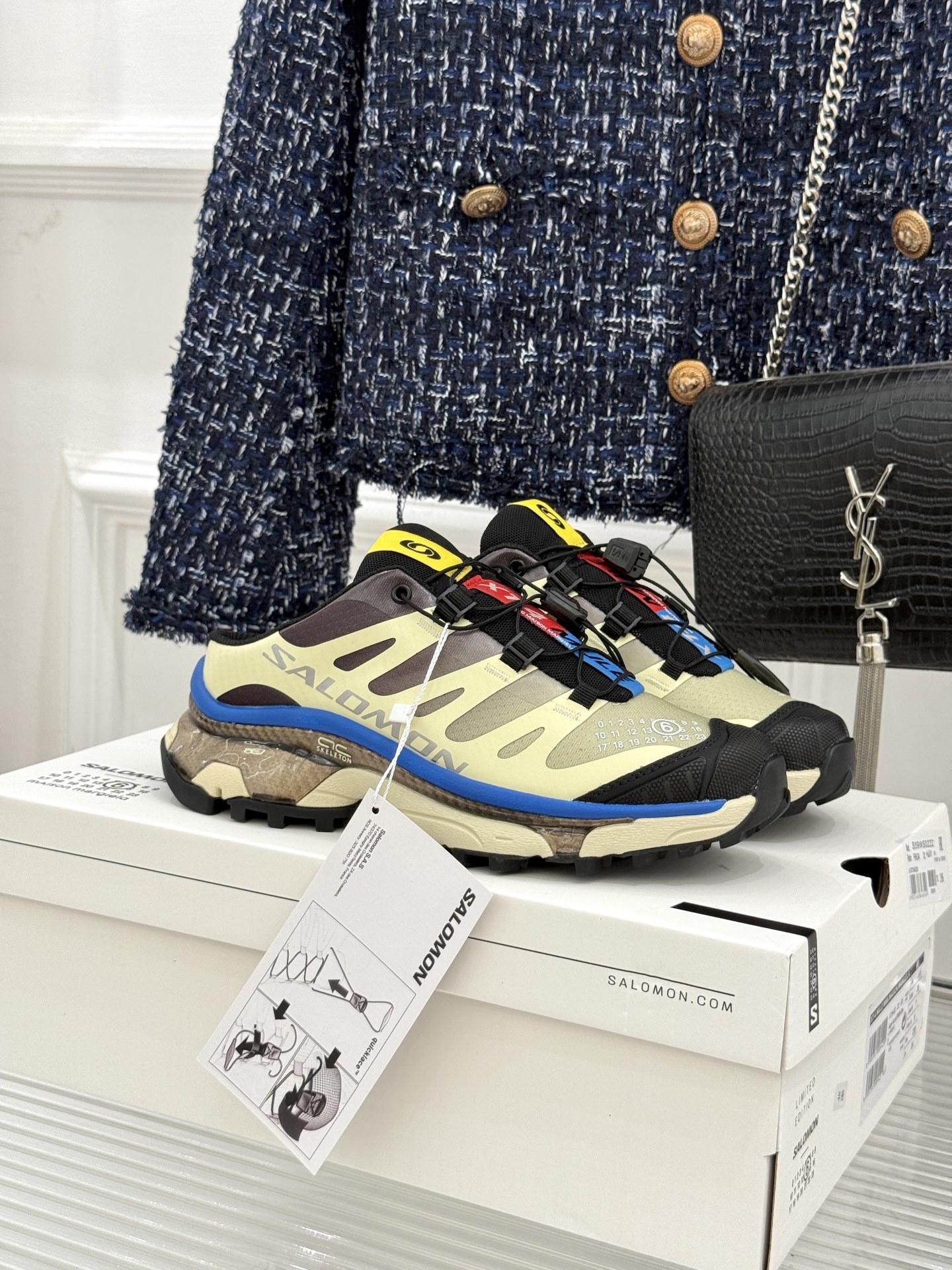 SALOMON x MM6 XT-4 mule情侣款机能休闲运动鞋自从入手它 我鞋柜里其他鞋都失宠了。这