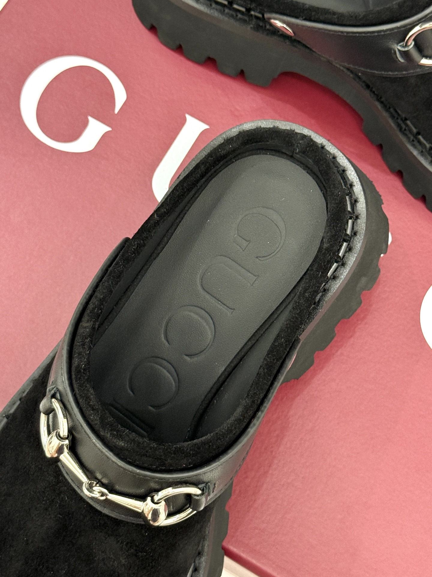 Gucci/古驰25WF新品马衔扣厚底乐福勃肯鞋半拖把Gucci经典穿在脚上 时髦感拉满寻觅一双能兼具舒