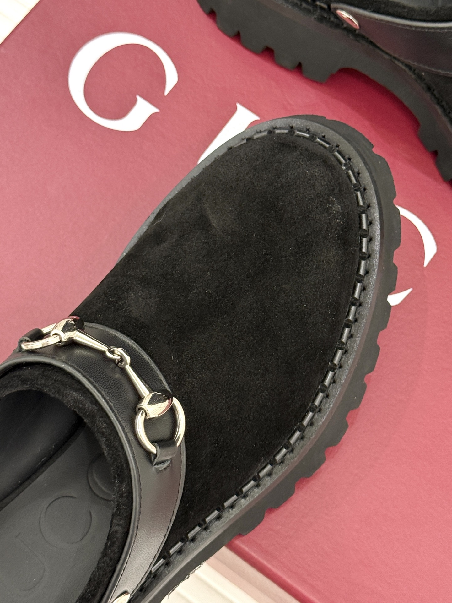 Gucci/古驰25WF新品马衔扣厚底乐福勃肯鞋半拖把Gucci经典穿在脚上 时髦感拉满寻觅一双能兼具舒