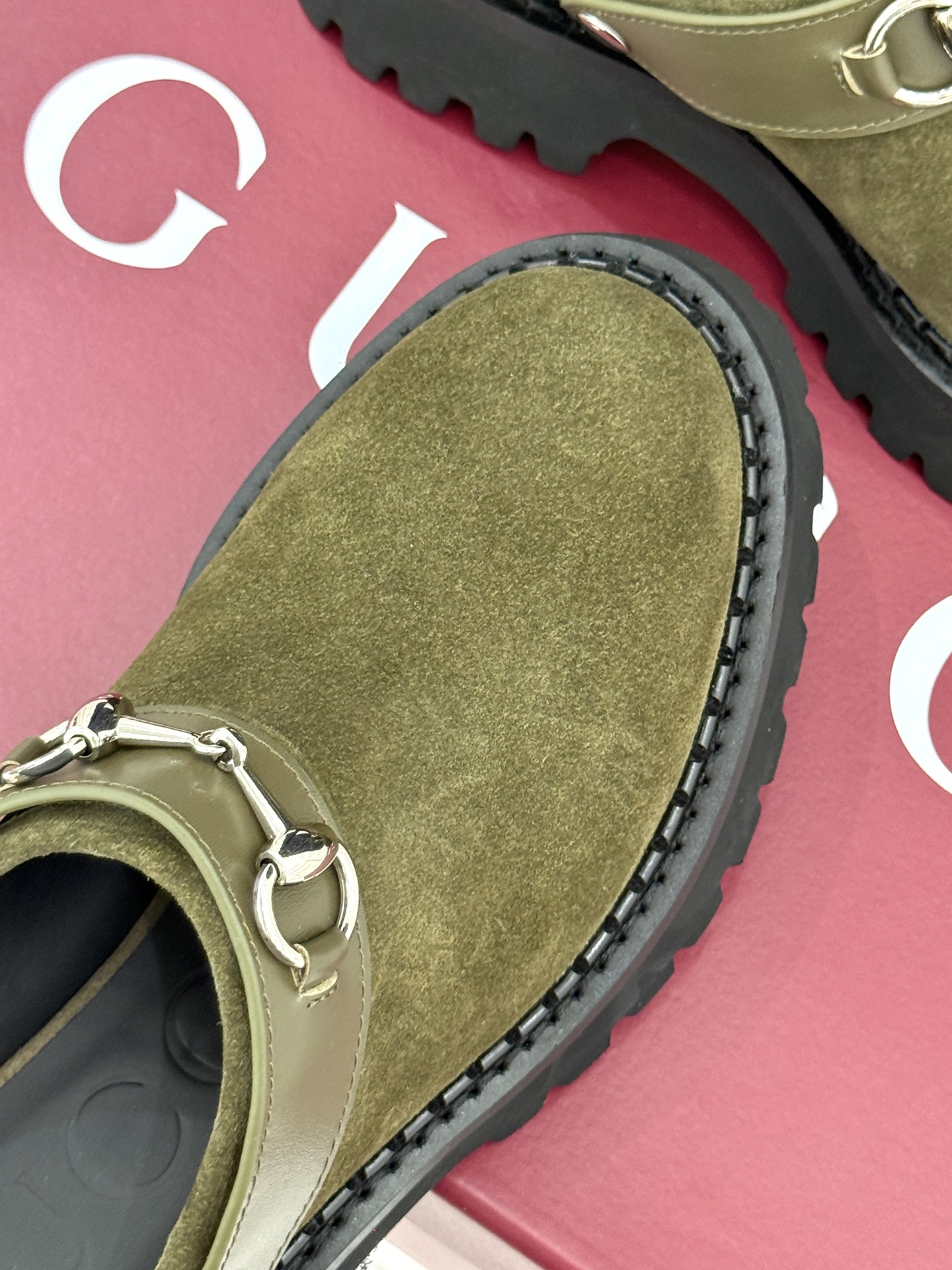 Gucci/古驰25WF新品马衔扣厚底乐福勃肯鞋半拖把Gucci经典穿在脚上 时髦感拉满寻觅一双能兼具舒