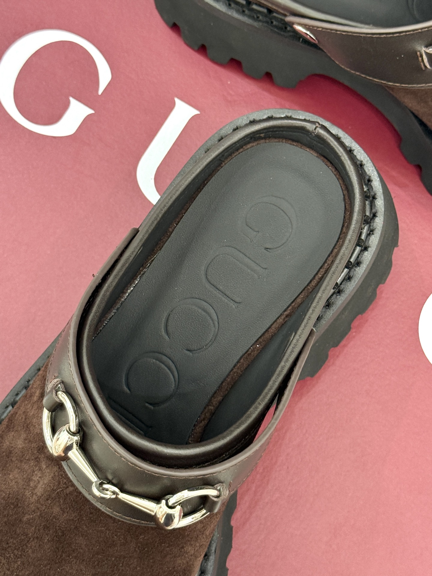 Gucci/古驰25WF新品马衔扣厚底乐福勃肯鞋半拖把Gucci经典穿在脚上 时髦感拉满寻觅一双能兼具舒