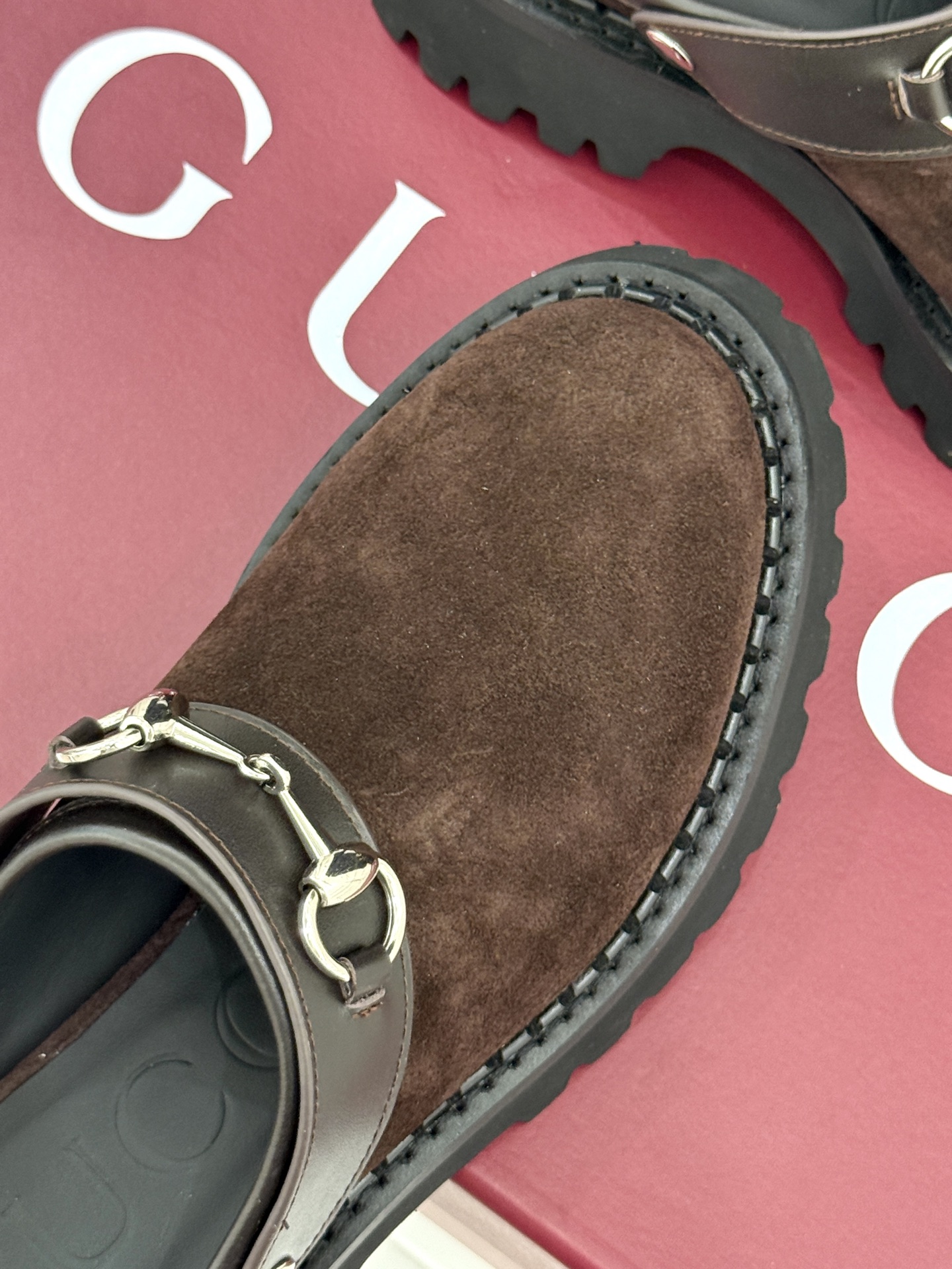 Gucci/古驰25WF新品马衔扣厚底乐福勃肯鞋半拖把Gucci经典穿在脚上 时髦感拉满寻觅一双能兼具舒