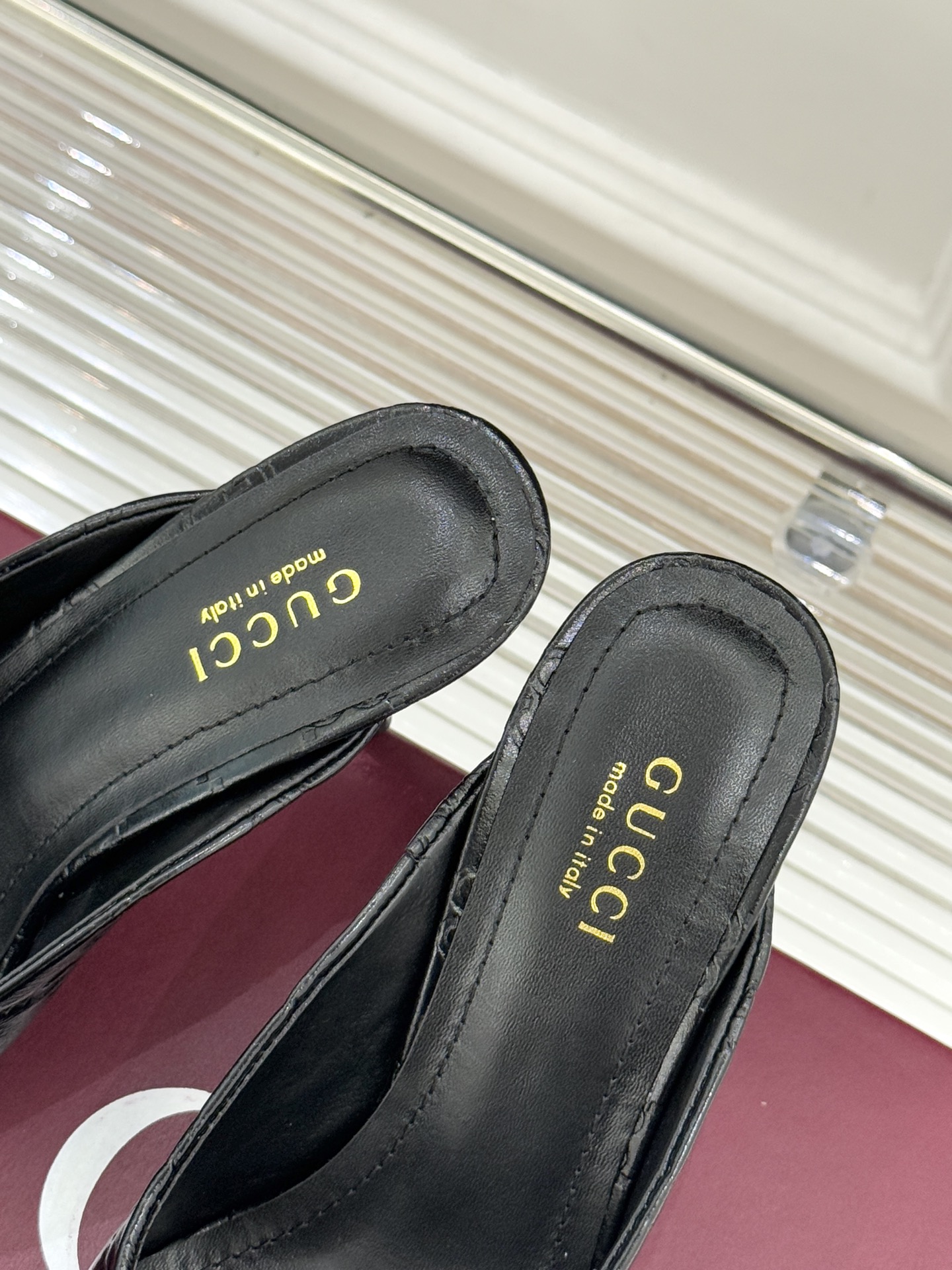 Gucci Horsebit Pointed-Toe Heeled Slingback Sandals in Suede & Leather 9 i1762097818965 742 0 7