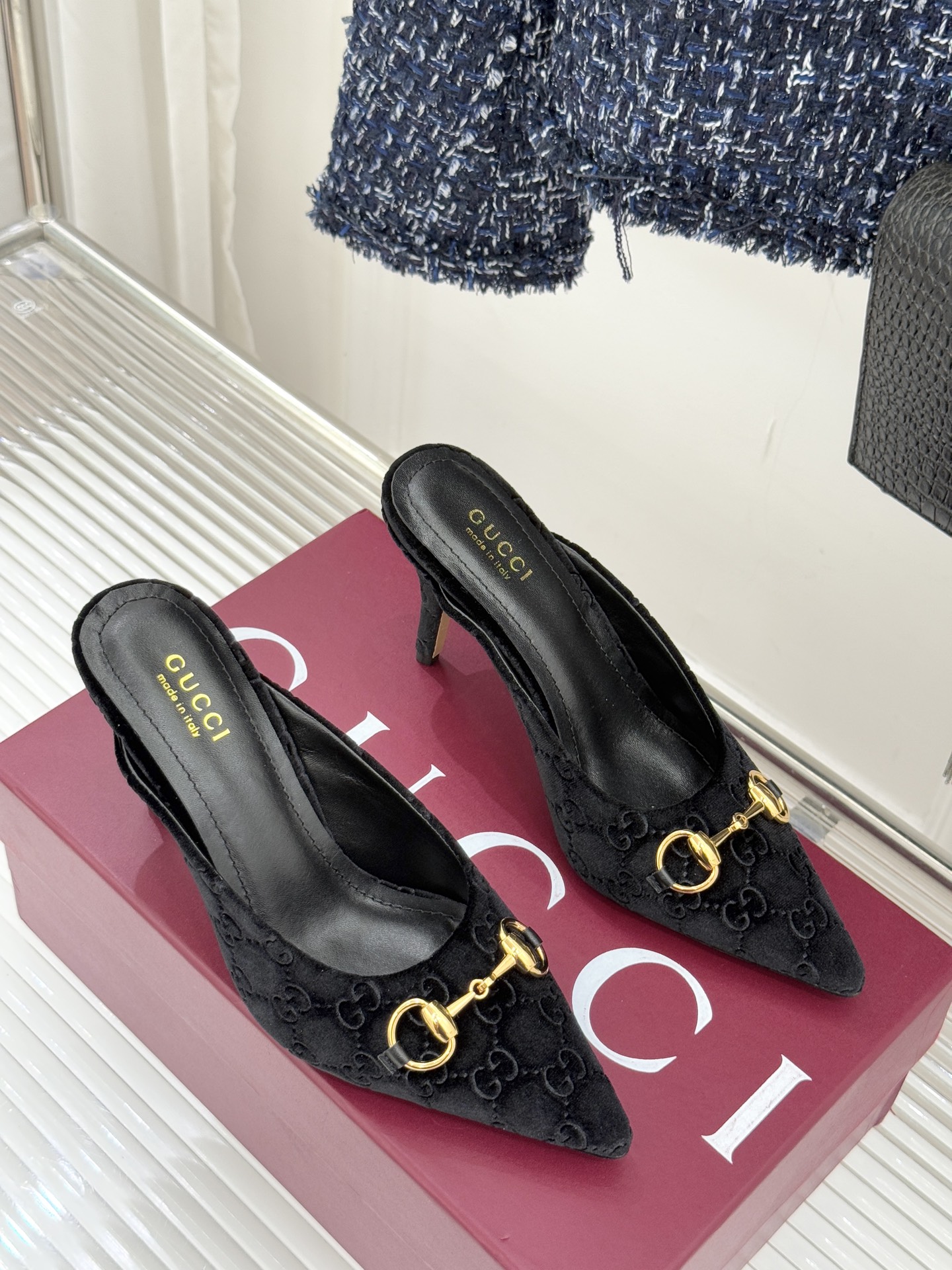 Gucci Horsebit Pointed-Toe Heeled Sandals: Luxurious Suede & Leather, Size 35-39 4 i1762097896678 2175 0 2