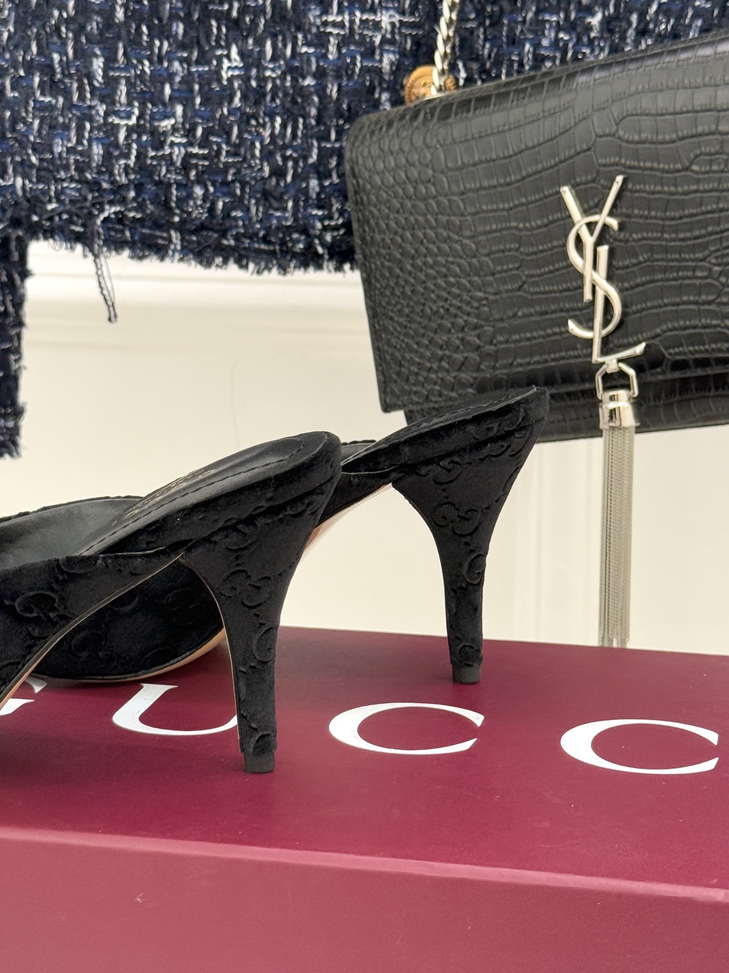 Gucci Horsebit Pointed-Toe Heeled Sandals: Luxurious Suede & Leather, Size 35-39 7 i1762097896707 6067 0 5