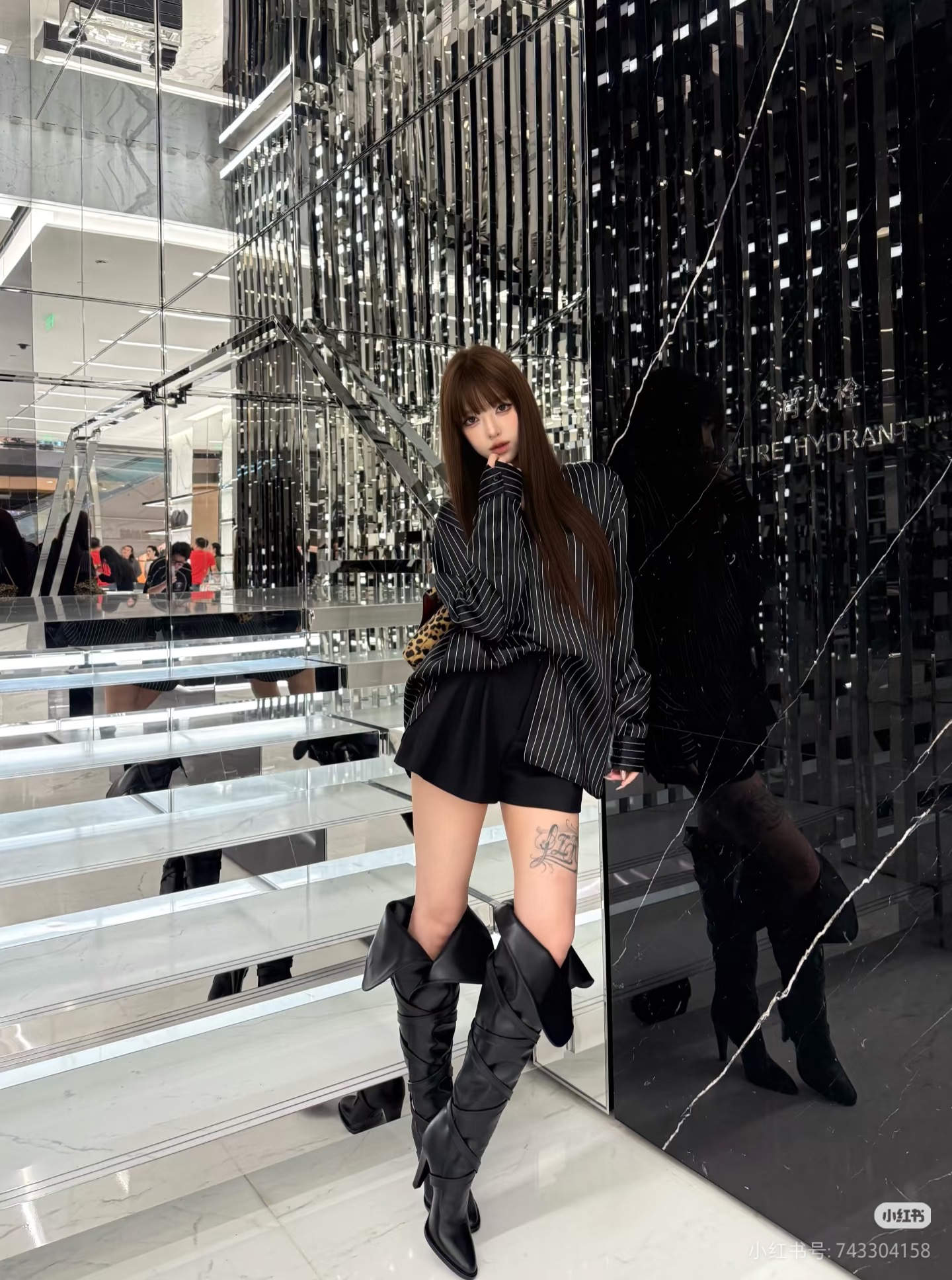 NO:613471,Foot demonstration picture, boots, boots19860909上脚示范图,靴子,boots,Women's Shoes