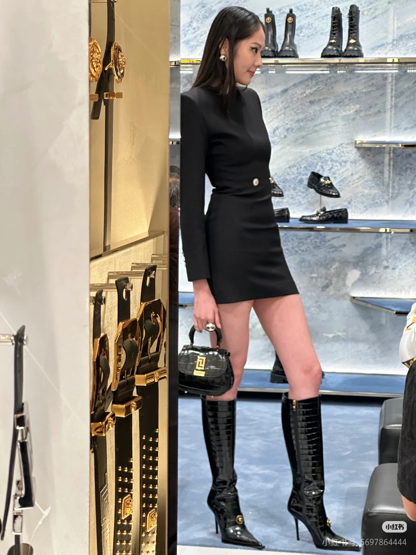 NO:628328,Foot demonstration picture, boots, boots19860909上脚示范图,靴子,boots,Women's Shoes