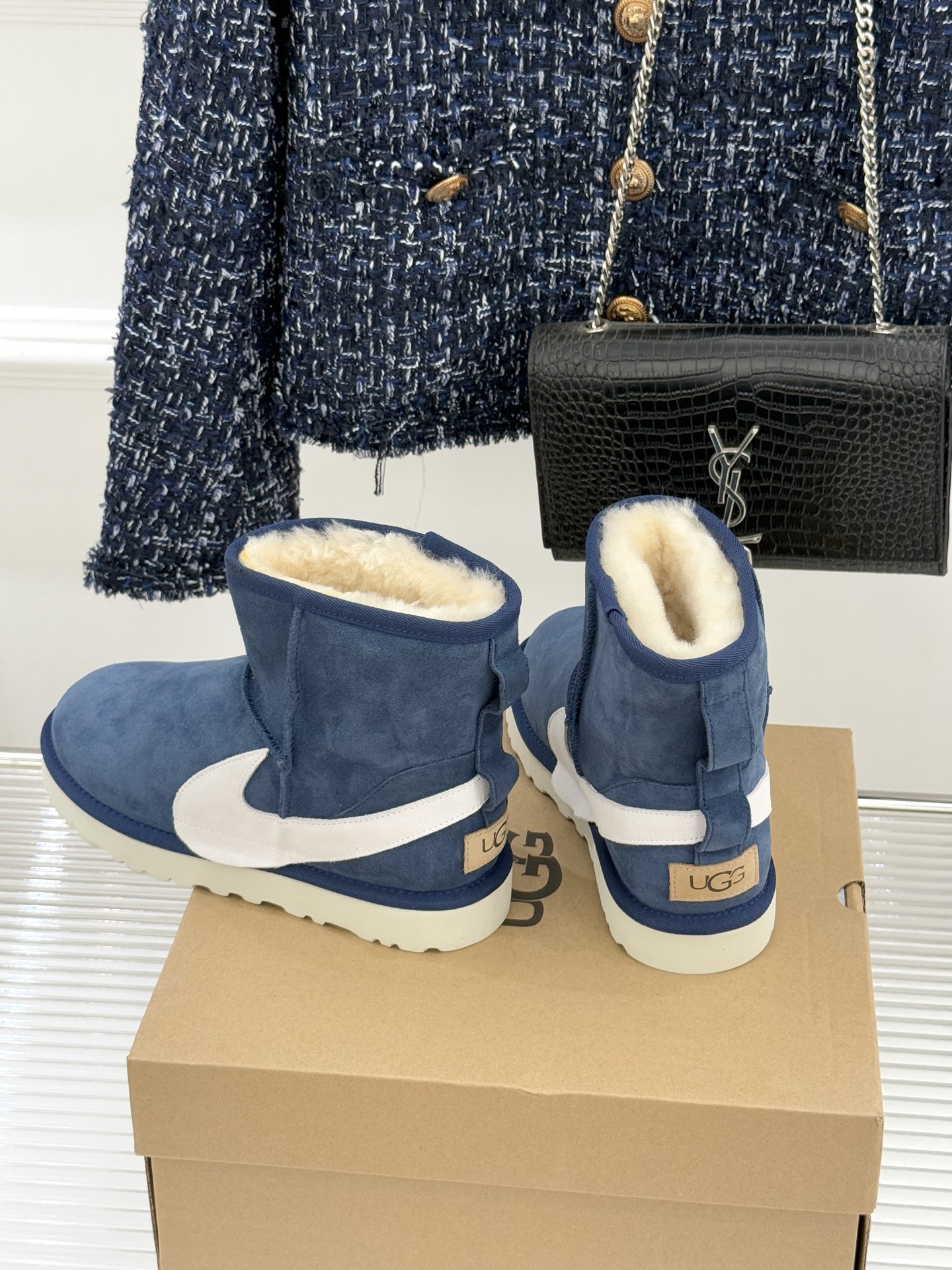 UGG X PUMA彪马联名款新品雪地靴当雪地靴界的保暖标杆UGG与运动领域的潮流先锋PUMA跨界相拥打