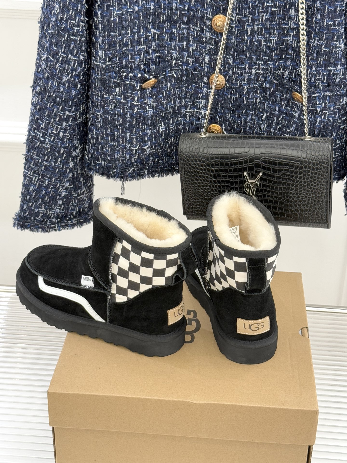 UGG X PUMA彪马联名款新品雪地靴当雪地靴界的保暖标杆UGG与运动领域的潮流先锋PUMA跨界相拥打