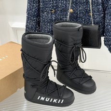 INUIKII经典秋冬秀款绑带羽绒靴滑雪鞋 雪地靴 当瑞士阿尔卑斯的冰雪与法式摩登美学相撞 这款雪地靴便以全能实力惊艳冬 INUIKII经典秋冬秀款绑带羽绒靴滑雪鞋 雪地靴 当瑞士阿尔卑斯的冰雪与法式摩登美学相撞 这款雪地靴便以全能实力惊艳冬