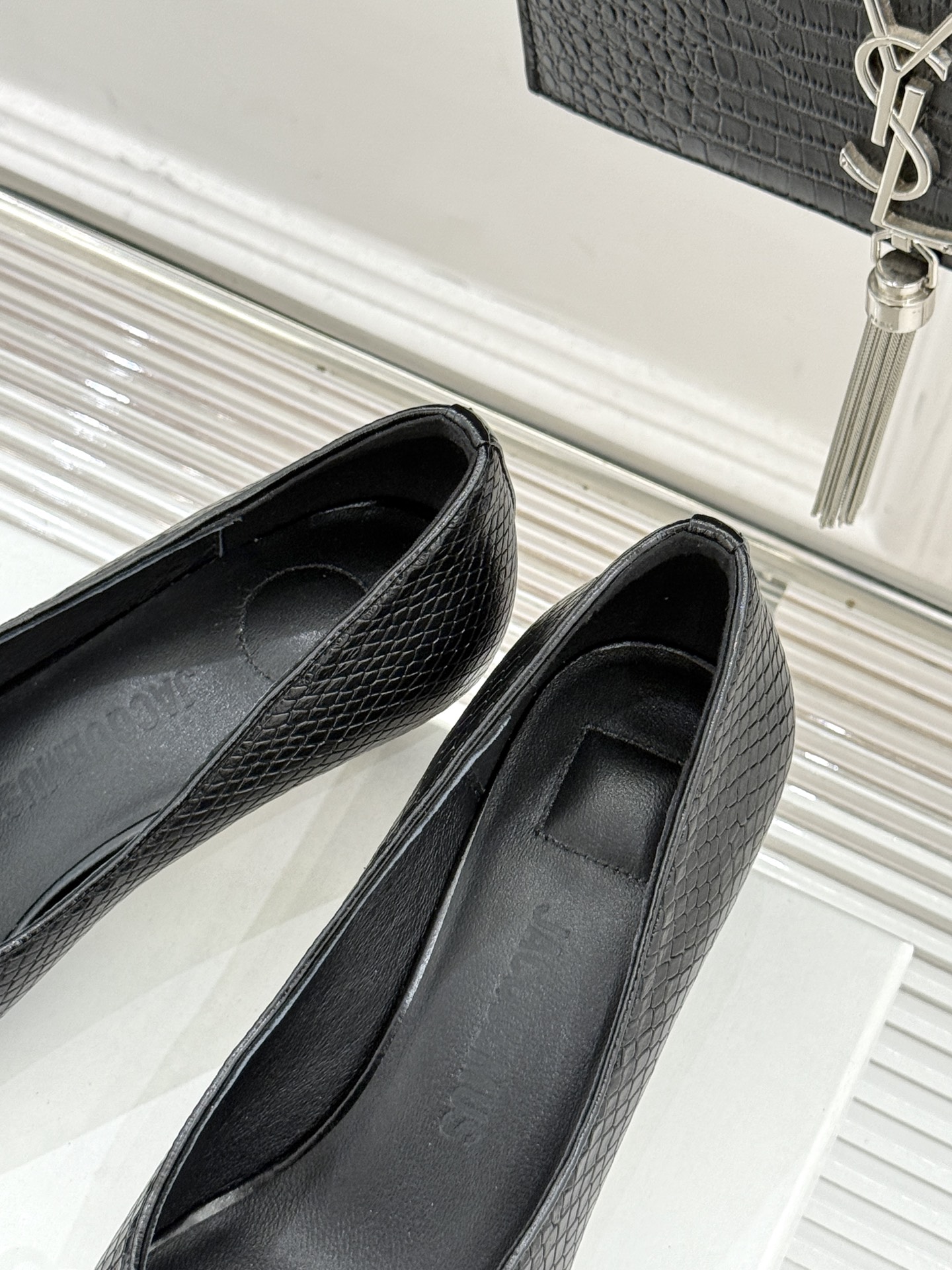 JACQUES 25WF新品蝴蝶结尖头猫跟高跟鞋单鞋当东方雅致与法式浪漫撞个满怀这双鞋以3.5cm猫跟为