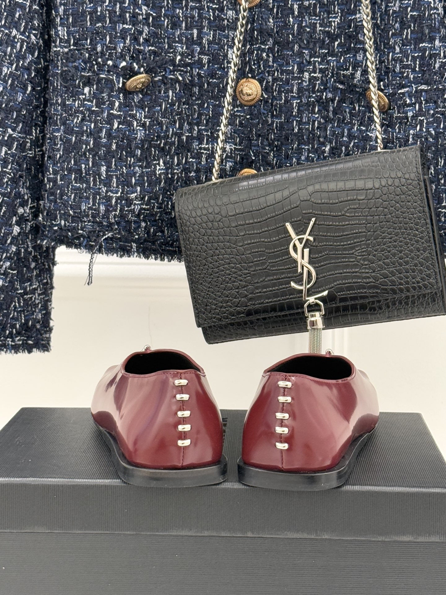 Jil Sander/吉尔桑达经典方头编织方头平底女巫芭蕾舞玛丽珍鞋以“少即是多”的品牌哲思为骨将复古与