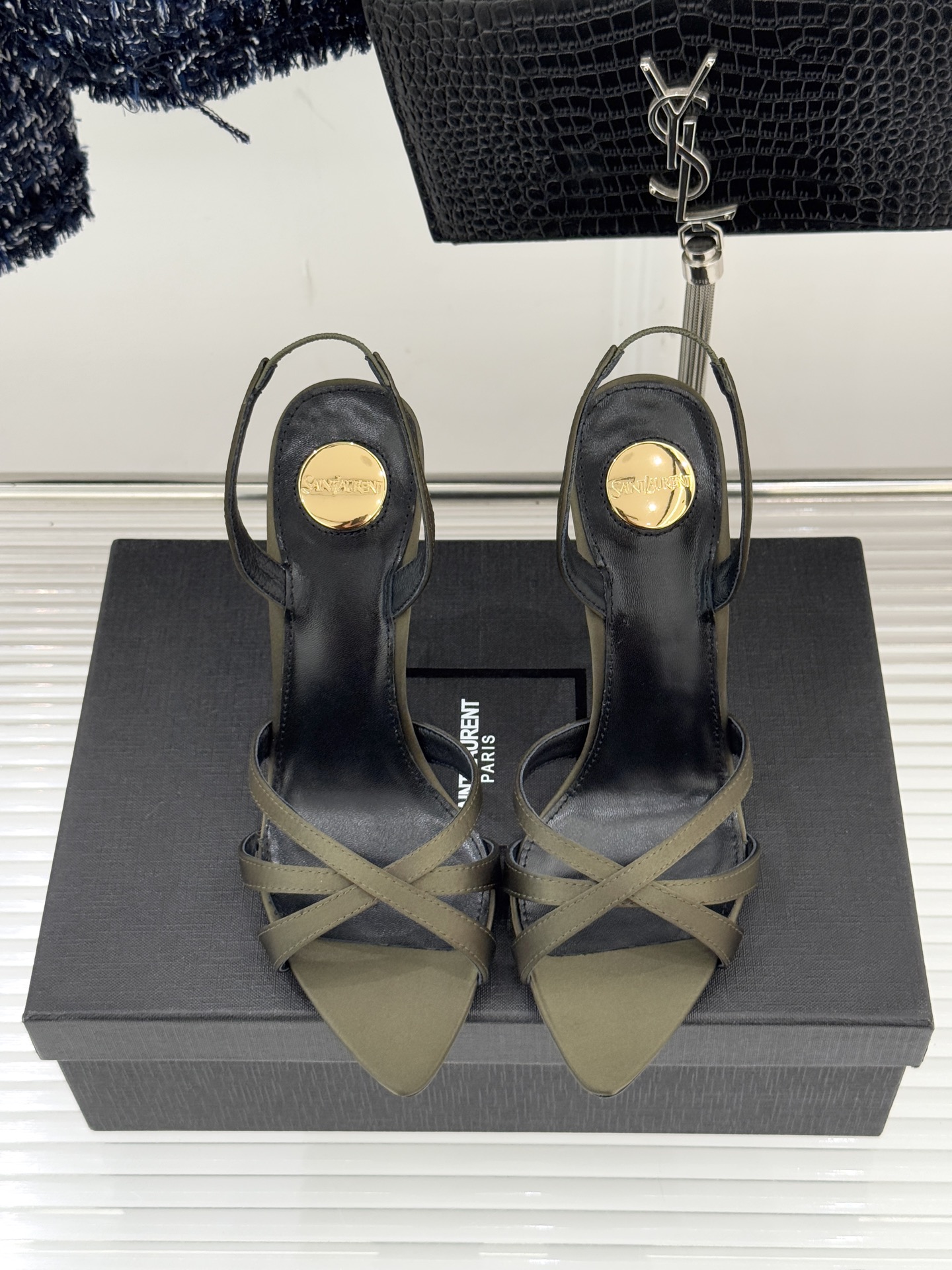 Saint Lauren*YSL圣罗兰26WF新品性感尖头细带高跟凉鞋简直是为想在夏日slay全场的姐妹