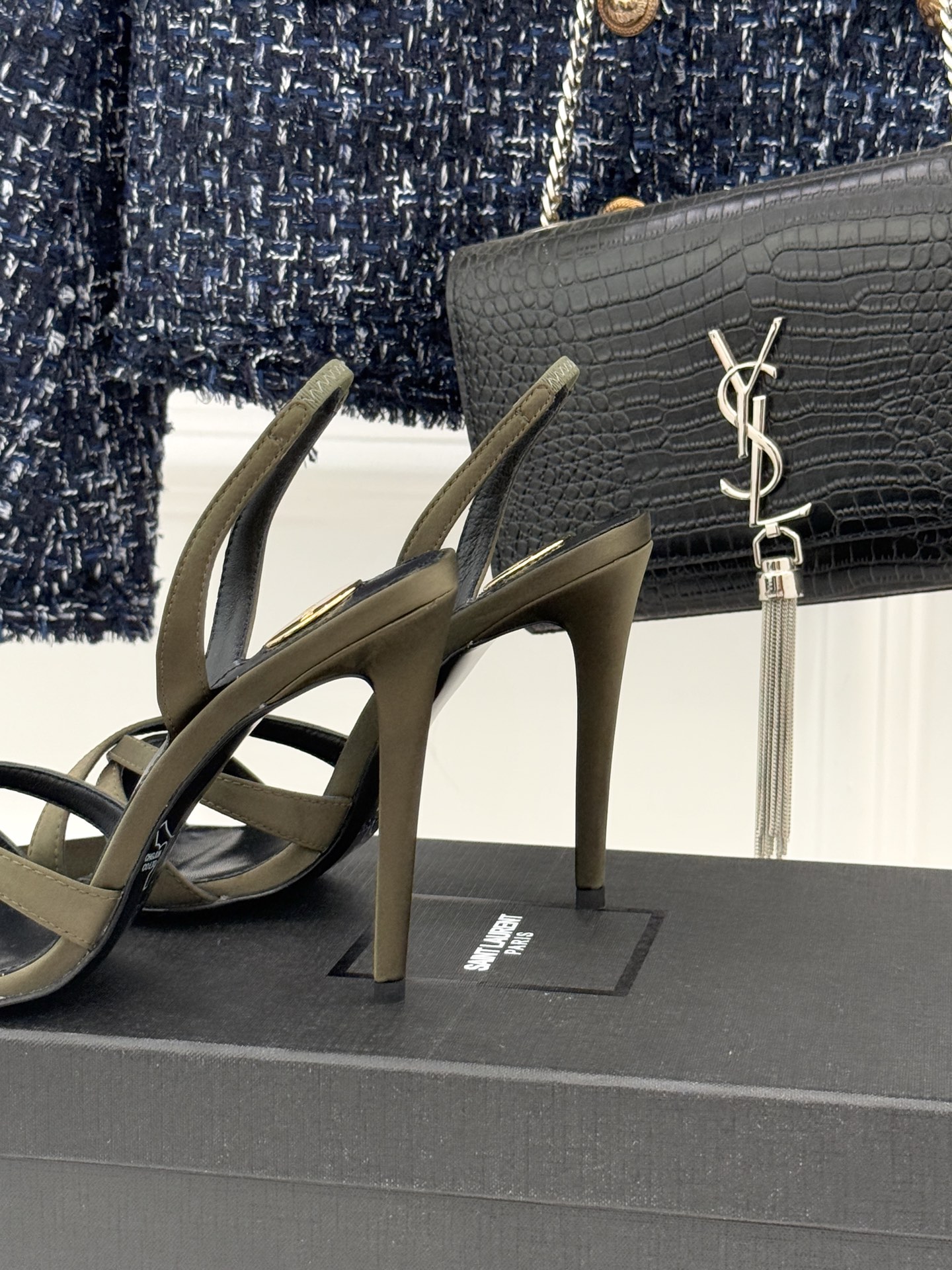 Saint Lauren*YSL圣罗兰26WF新品性感尖头细带高跟凉鞋简直是为想在夏日slay全场的姐妹